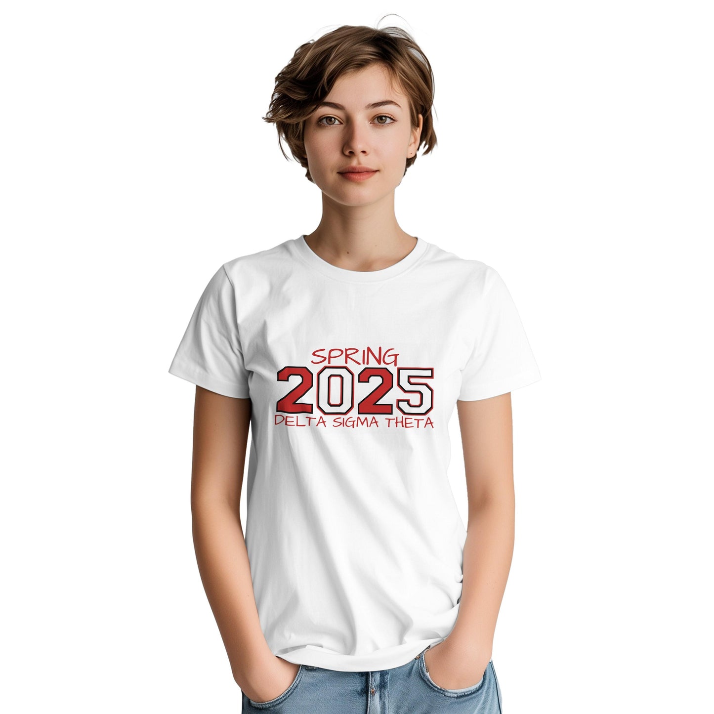 Delta Sigma Theta 2025 Spring T-shirt, Delta Sorority DST Paraphernalia Girl Shirt