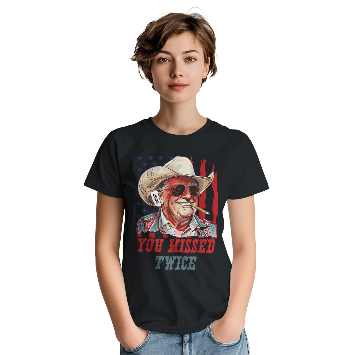 Trump You Missed Shirt, Gildan 5000 Heavyweight High Quality Unisex Crewneck T-shirt
