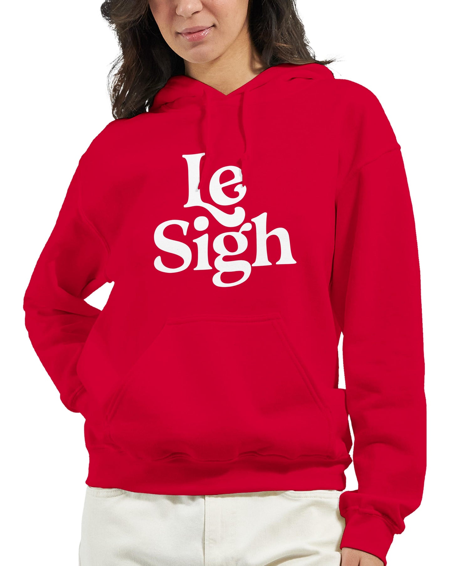Le Sigh Hoodie, Unisex Gildan 18500 Hoodie, Funny Sarcastic Sweat, Casual Soft Top Sweatshirt