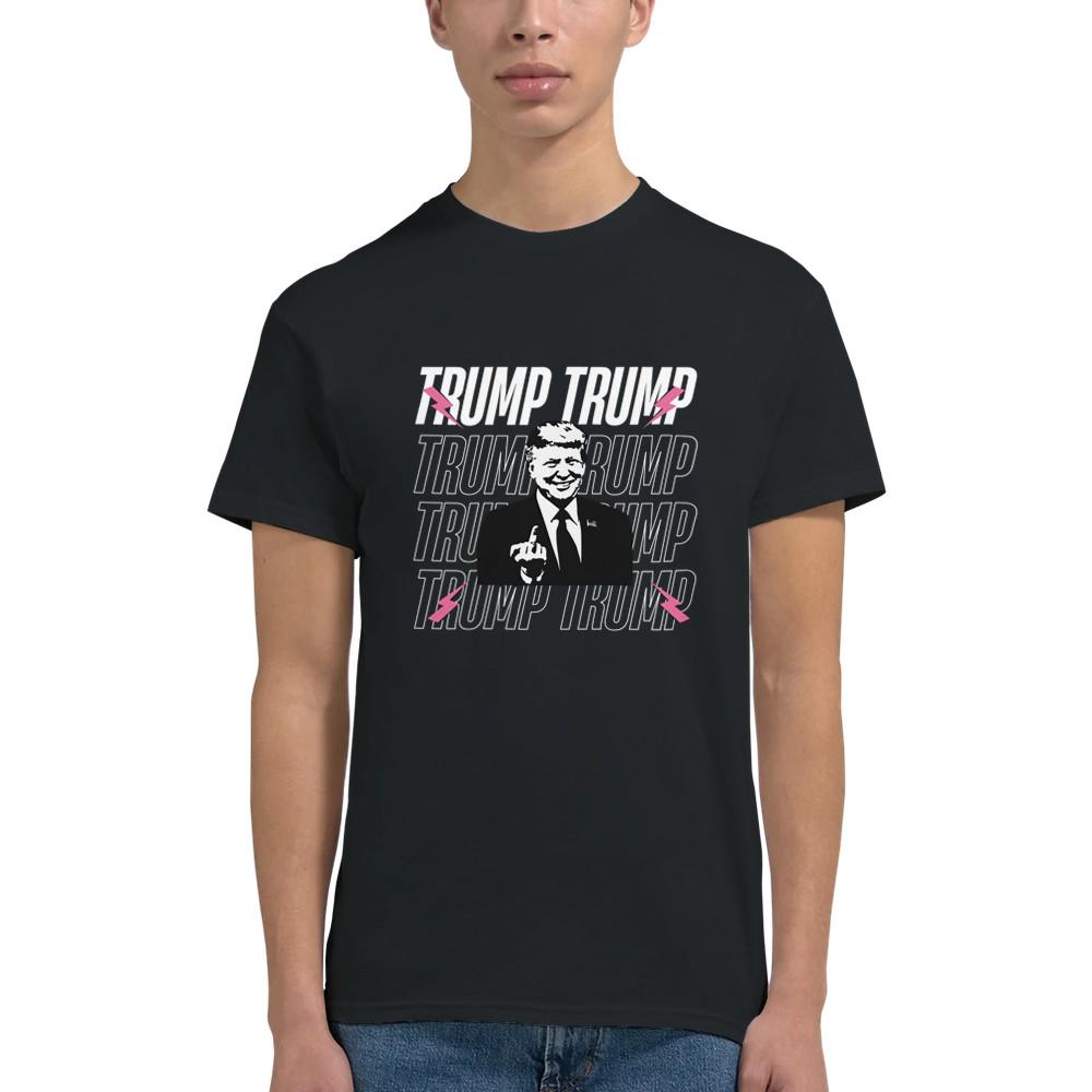 Trump Shirt Middle Finger, Gildan 5000 Heavyweight High Quality Unisex Crewneck T-shirt