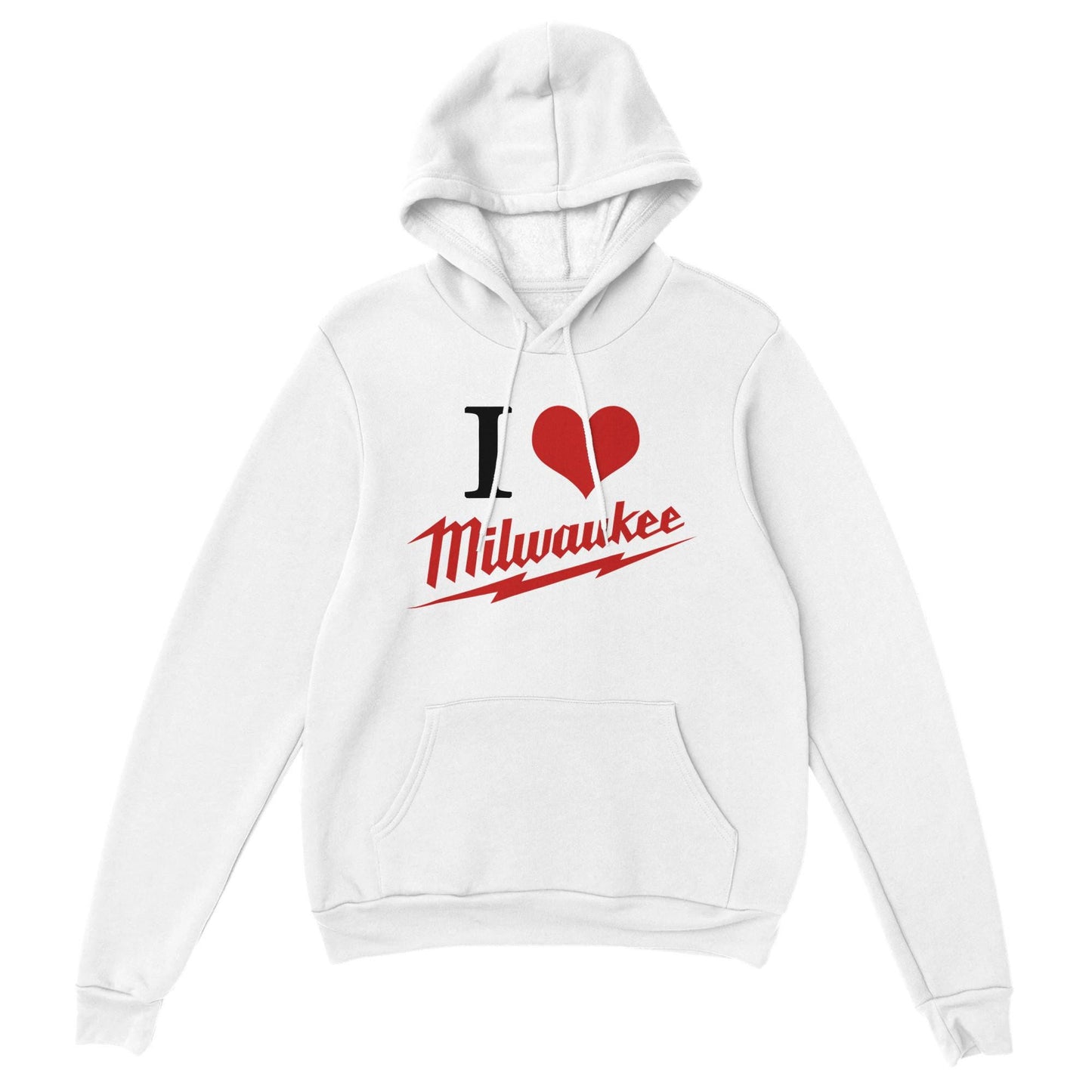 Milwaukee Tools I Love Hoodie, Milwaukee Tools Adult Unisex College Hoodie, I Love Mechanic Sweatshirt, Gift for Mechanics, Garage Work