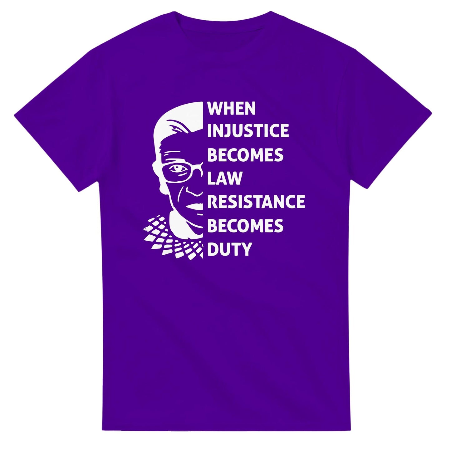 When Injustice Becomes Law, Resist, Resistance,Shirt, Notorious RBG Shirt, Political or protest t-shirt, Supreme Court Notorious RBG