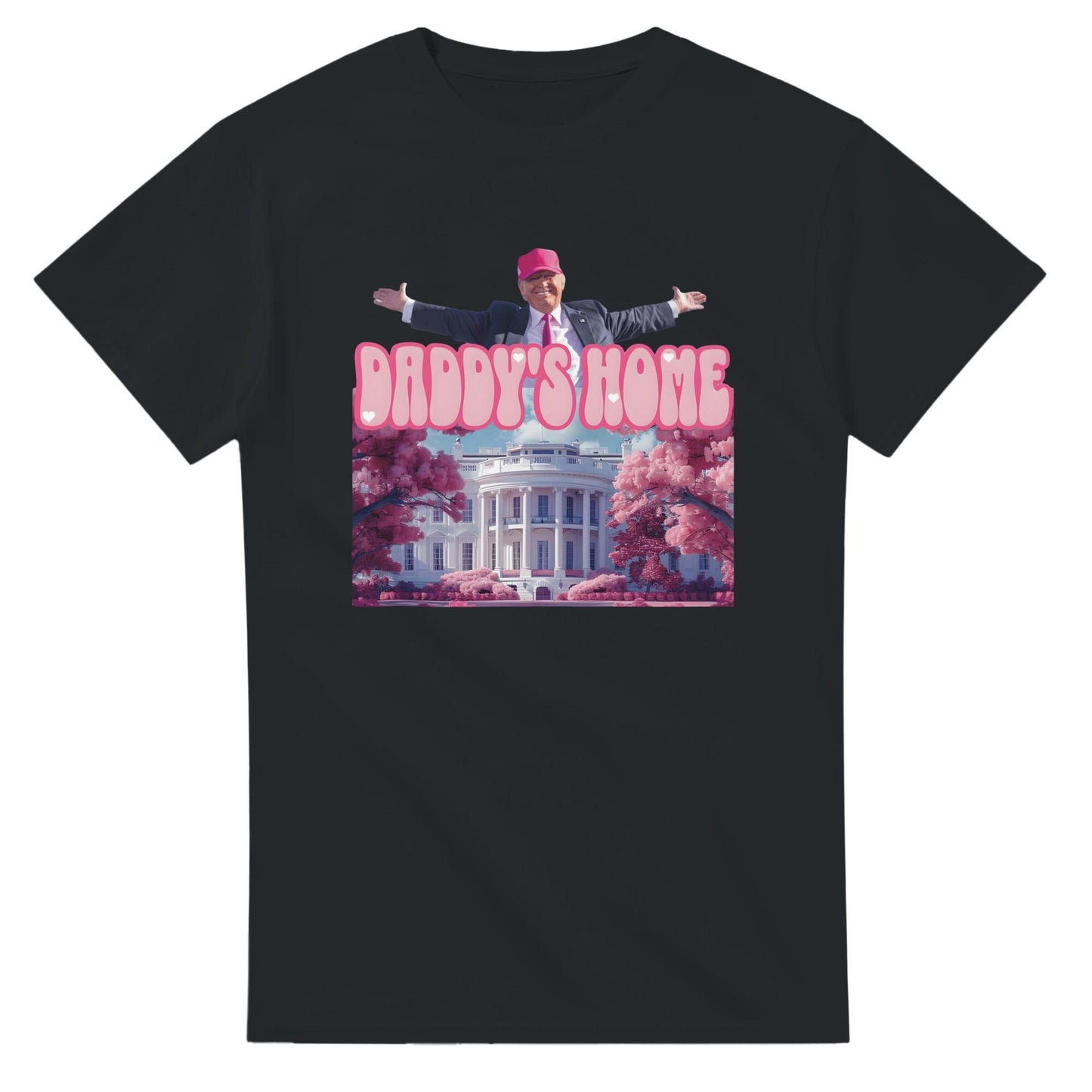 Daddy's Home Shirt, Funny Trump 2024 T-shirt, Trump For President 2024 Tee, Funny Trump Pink Shirt, Trump Gift, Republican Gifts