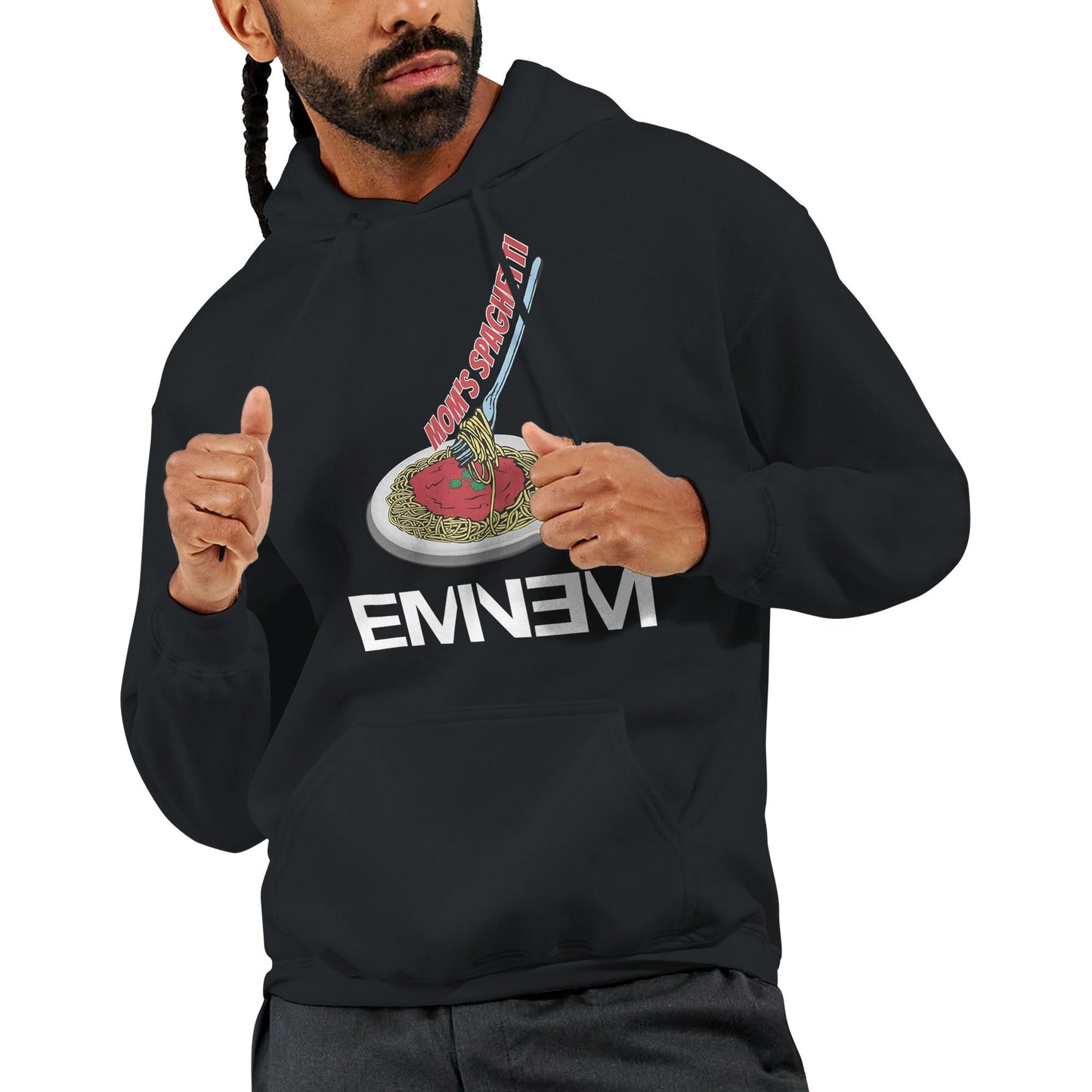 Eminem Mom's Spaghetti Rap God Unisex Hoodie Adult, Eminem Vintage Inspired Hoodie, Gildan 18500, Eminem Retro Adult Hoodie,Birthday Gift