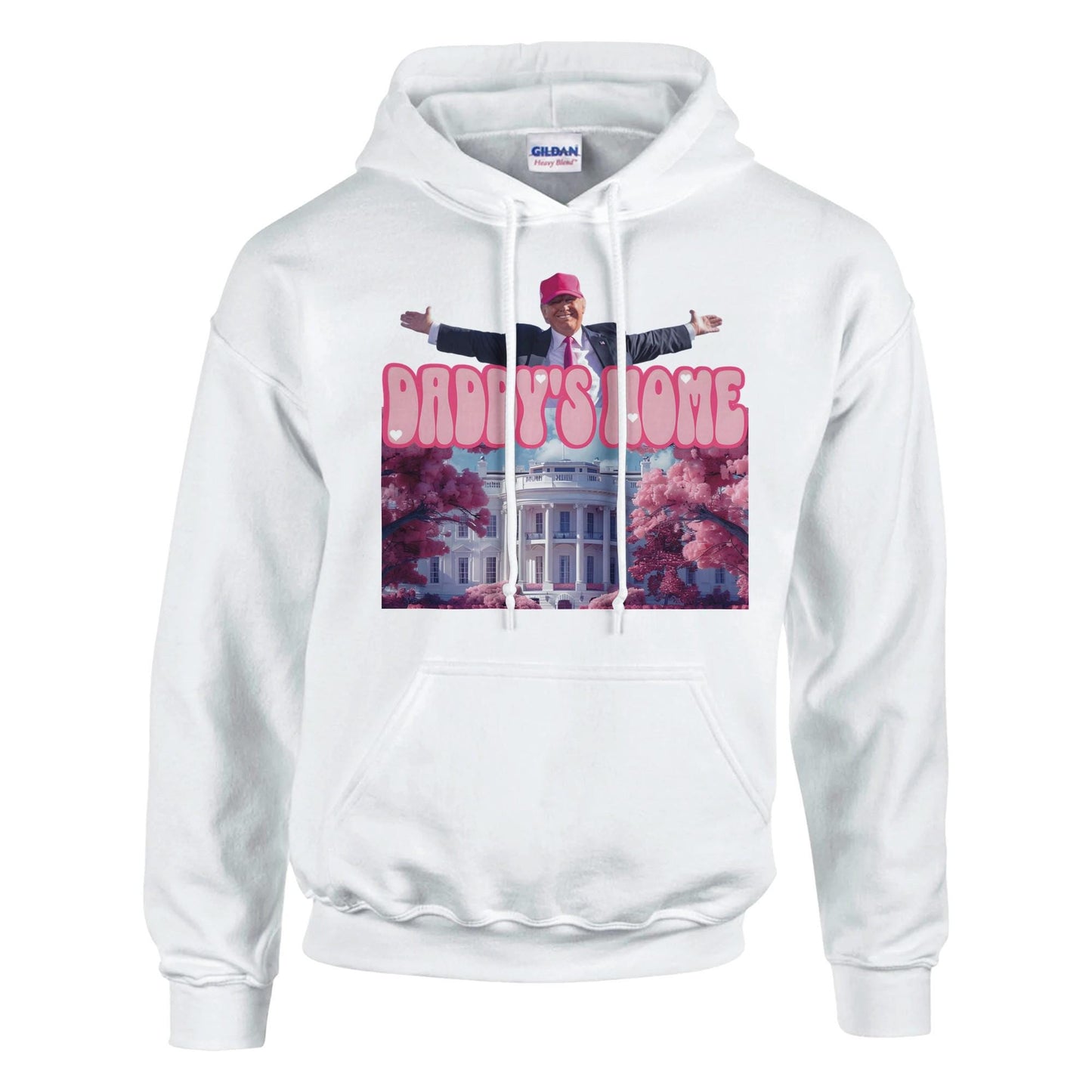 Daddy's Home Hoodie, White House Trump 2024 Sweatshirt, Gift for Republican, President Trump Shirt, Funny Trump Shirt, MAGA Tees