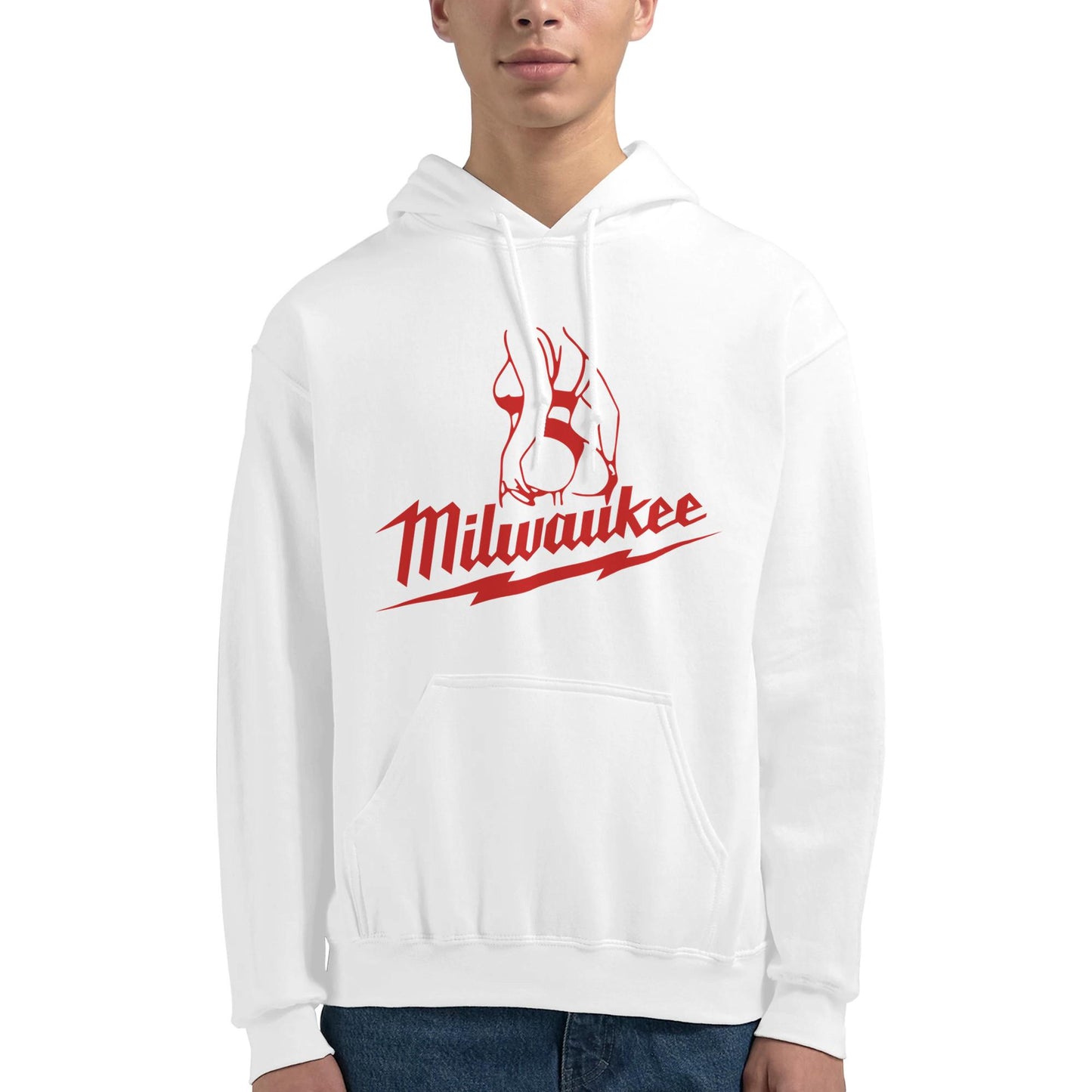 Milwaukee Girl Hoodie, Milwaukee Tools Adult Unisex College Hoodie, Hot Girl Mechanic Sweatshirt, Gift for Mechanics, Garage Work Pullover