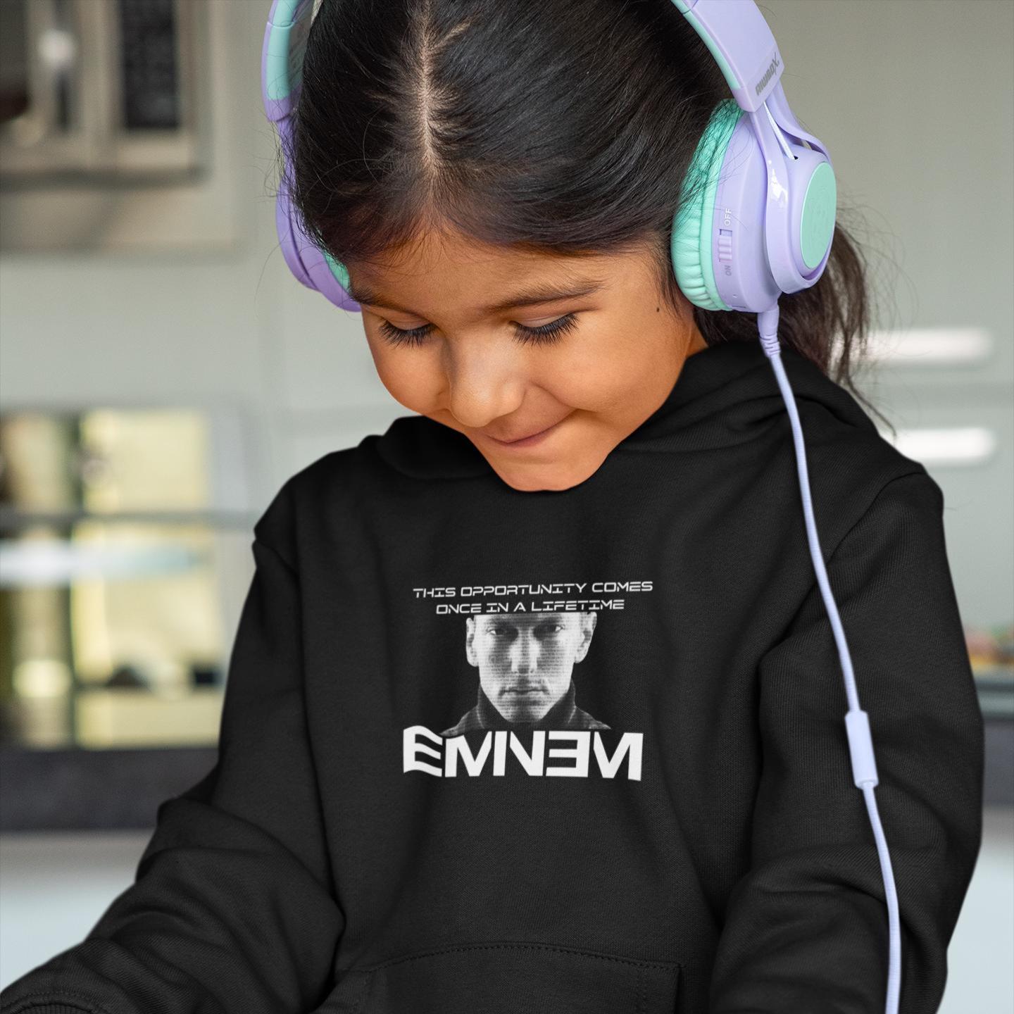 Youth Eminem Rap God Unisex Hoodie, Eminem Vintage Inspired Hoodie, Gildan 18500B, Eminem Retro Youth Hoodie, Slim Shady Merch,Birthday Gift