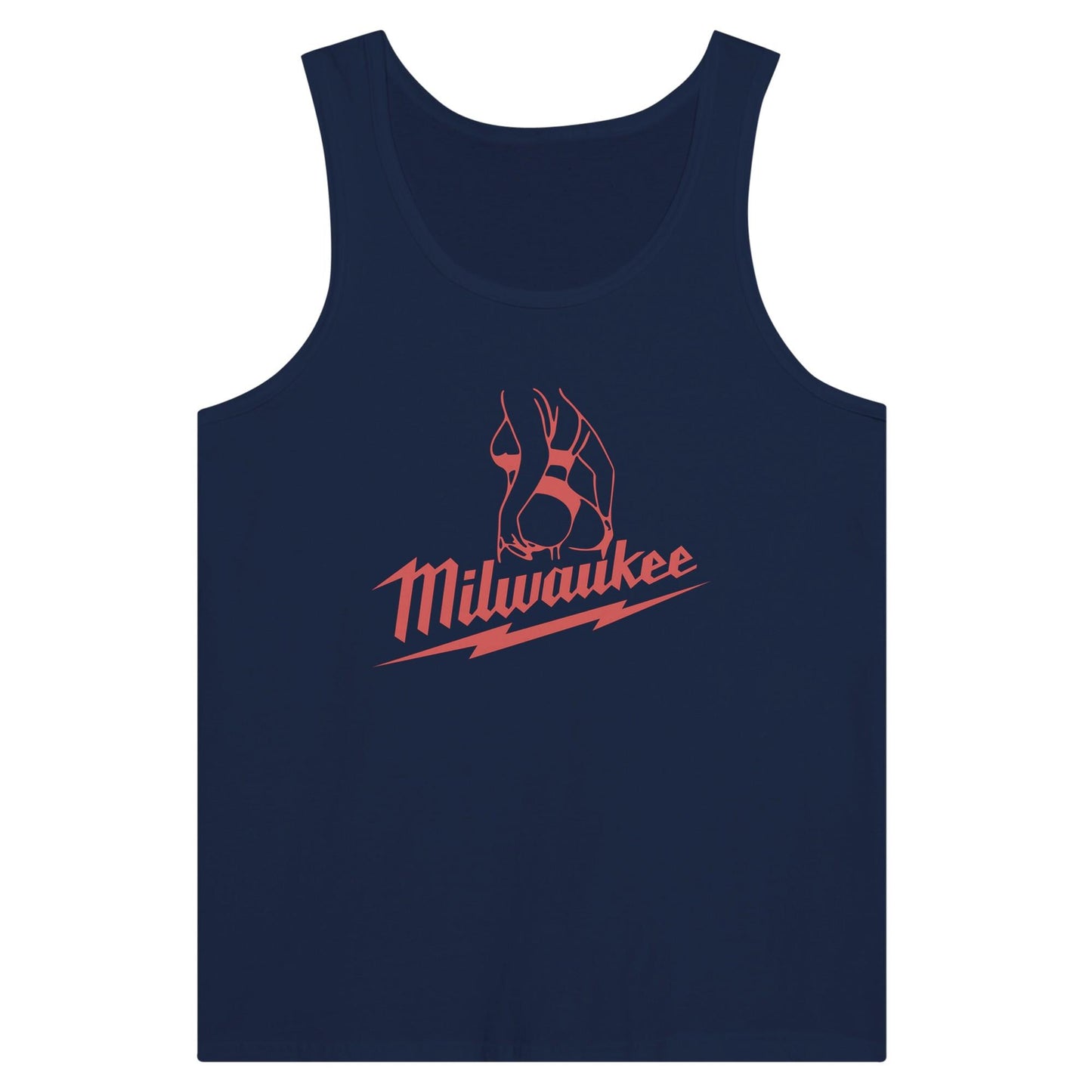 Milwaukee Girl Jersey Tank Top, Milwaukee Tools Adult Unisex Undershirt, Hot Girl Mechanic Shirt, Gift for Mechanics, Garage Work