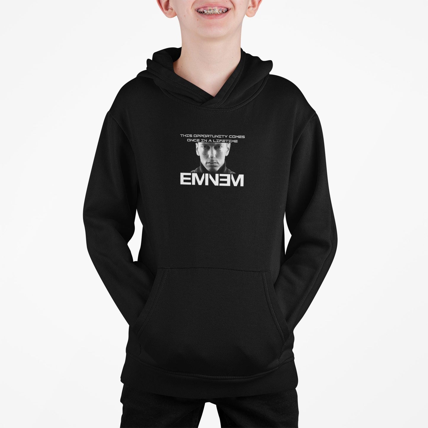 Youth Eminem Rap God Unisex Hoodie, Eminem Vintage Inspired Hoodie, Gildan 18500B, Eminem Retro Youth Hoodie, Slim Shady Merch,Birthday Gift