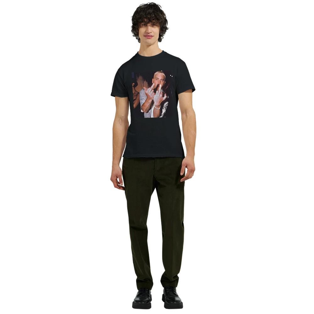 Eminem Middle Finger T-shirt, Eminem Shirt, Real Slim Shady T-Shirt, Gift For Him, Gift For Her
