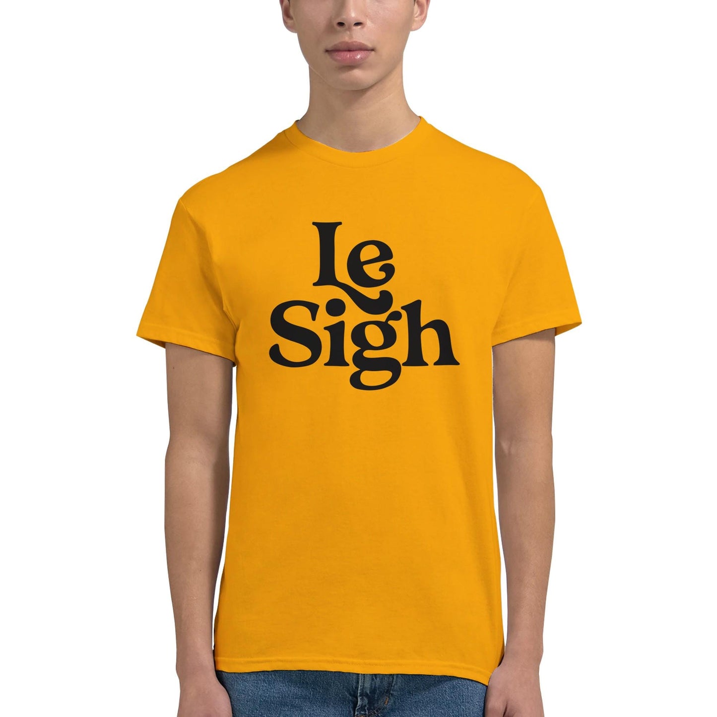 Le Sigh Graphic Tee, Unisex Gildan 5000 Shirt, Funny Sarcastic T-Shirt, Casual Soft Top
