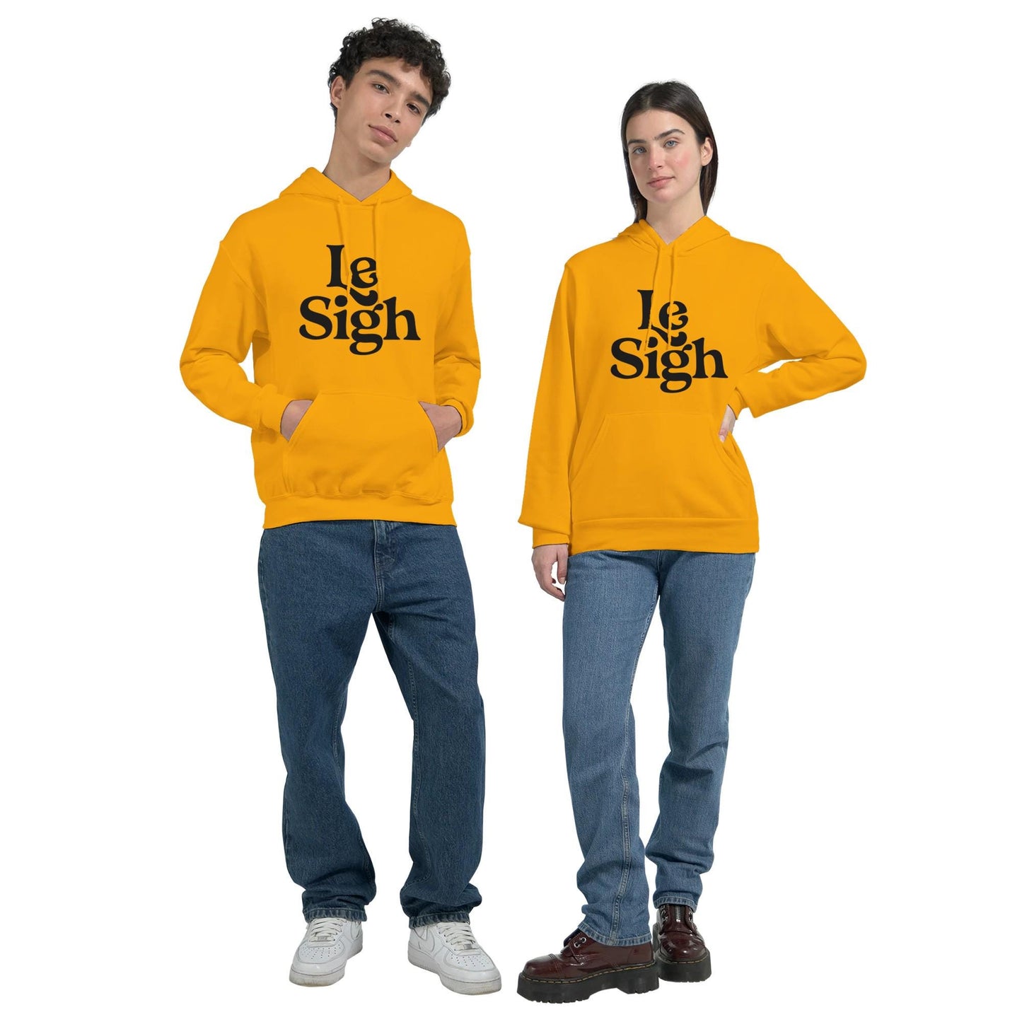 Le Sigh Hoodie, Unisex Gildan 18500 Hoodie, Funny Sarcastic Sweat, Casual Soft Top Sweatshirt