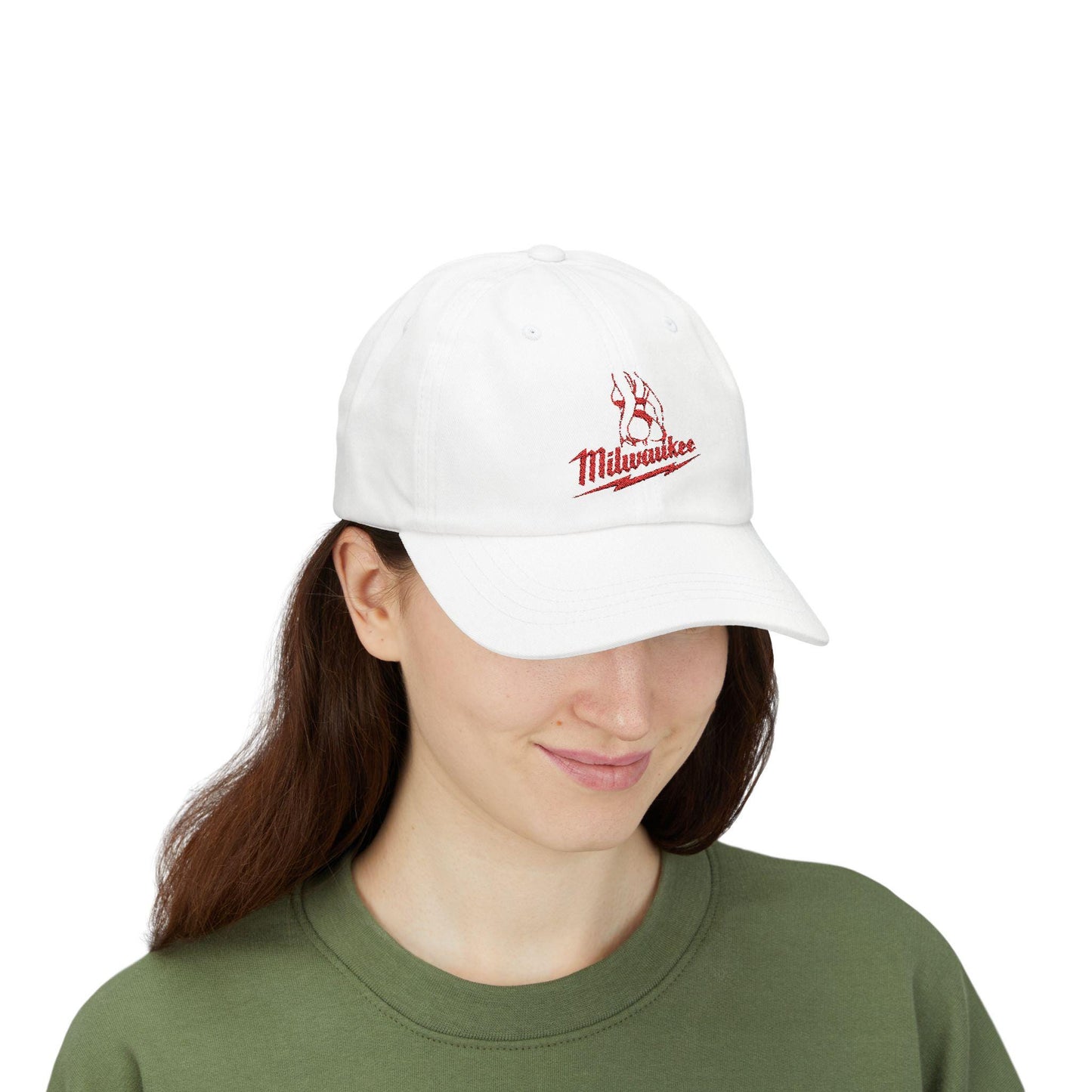 Milwaukee Girl Hat Cap, Milwaukee Tools Cap, Hot Girl Mechanic White Black Colour Cap, Gift for Mechanics, Garage Work