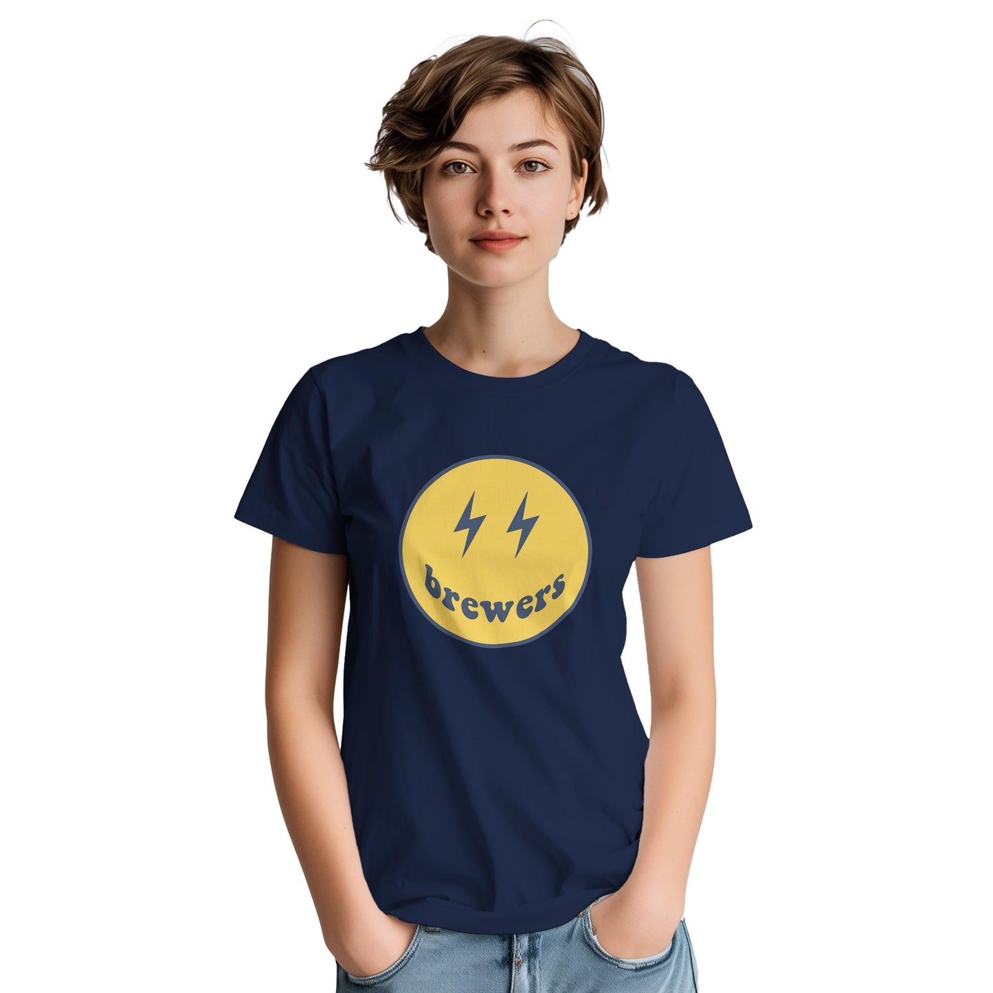 Milwaukee Brewers Womens Shirt, Funny Baseball T-shirt, Fun Gift