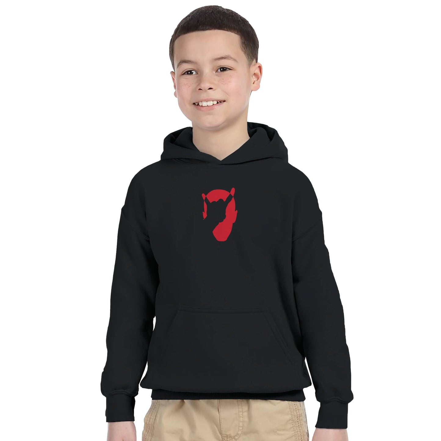 Youth Eminem Devil Horn Rap God Unisex Hoodie, Eminem Vintage Inspired Hoodie, Gildan 18500B, Eminem Retro, Slim Shady Merch,Birthday Gift