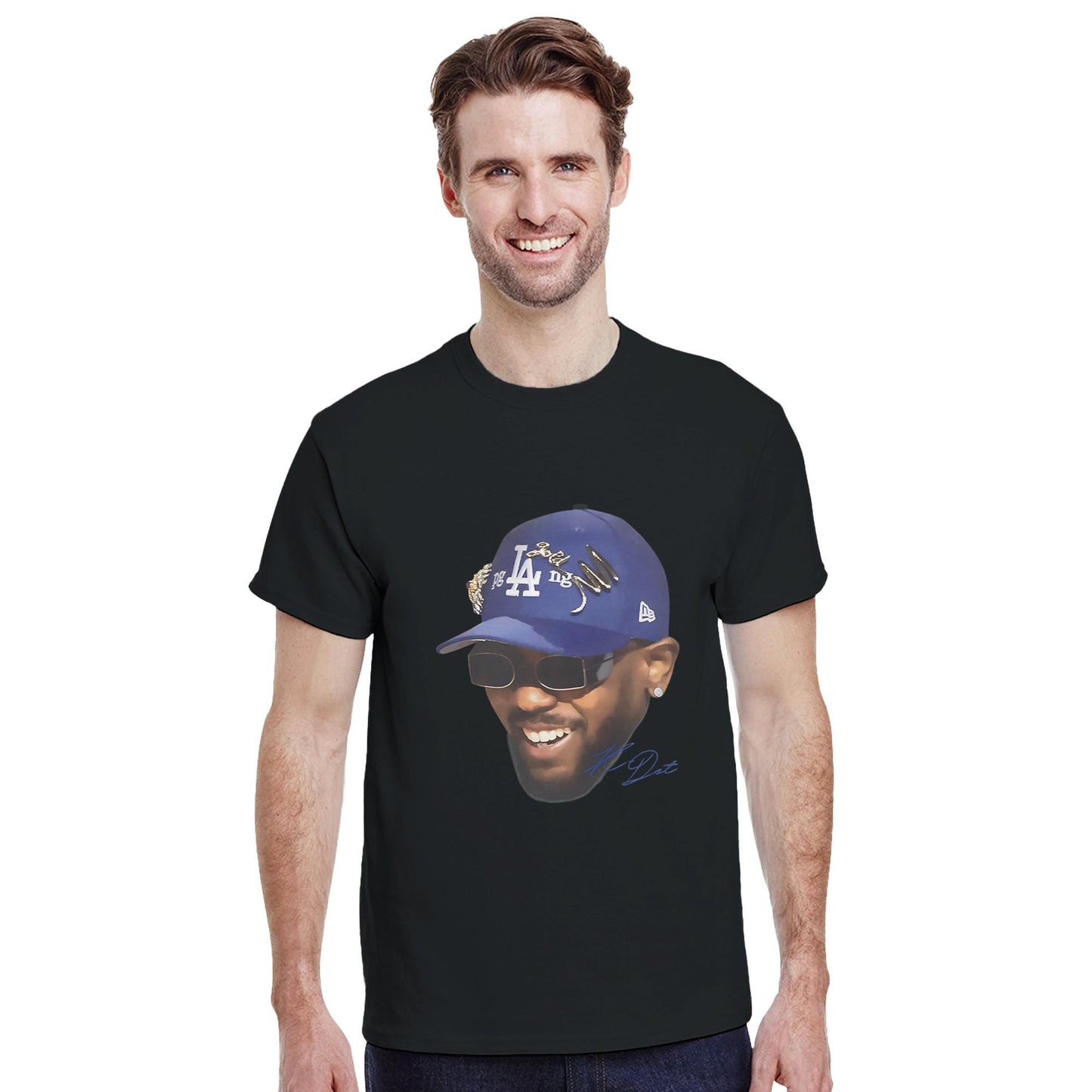 Kendrick Lamar T-shirt Vintage Rap Tee Hip Hop J Cole Drake Concert Tour Merch Y2K Tupac Kanye Playboi Carti Travis Scott Big Face Graphic