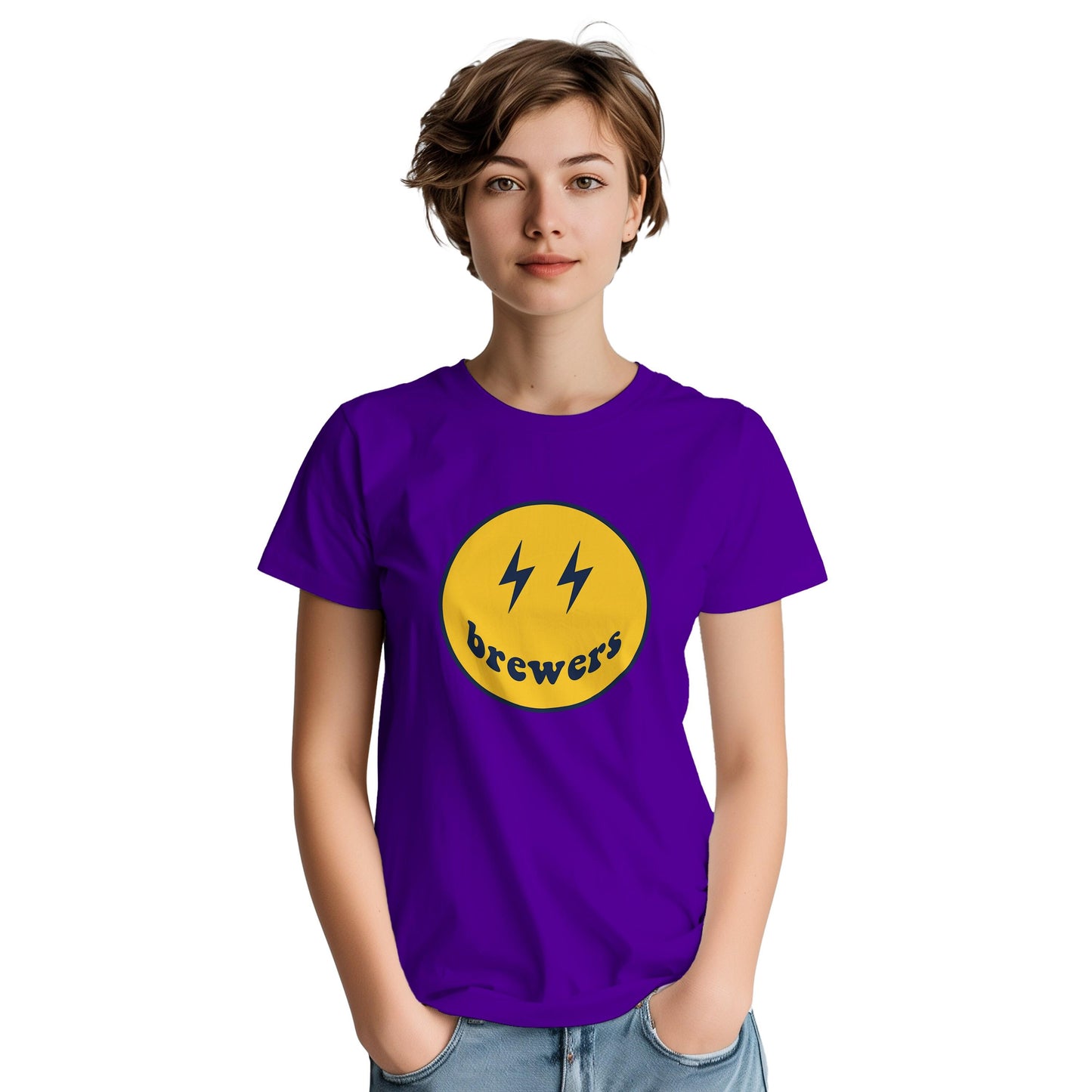 Milwaukee Brewers Womens Shirt, Funny Baseball T-shirt, Fun Gift