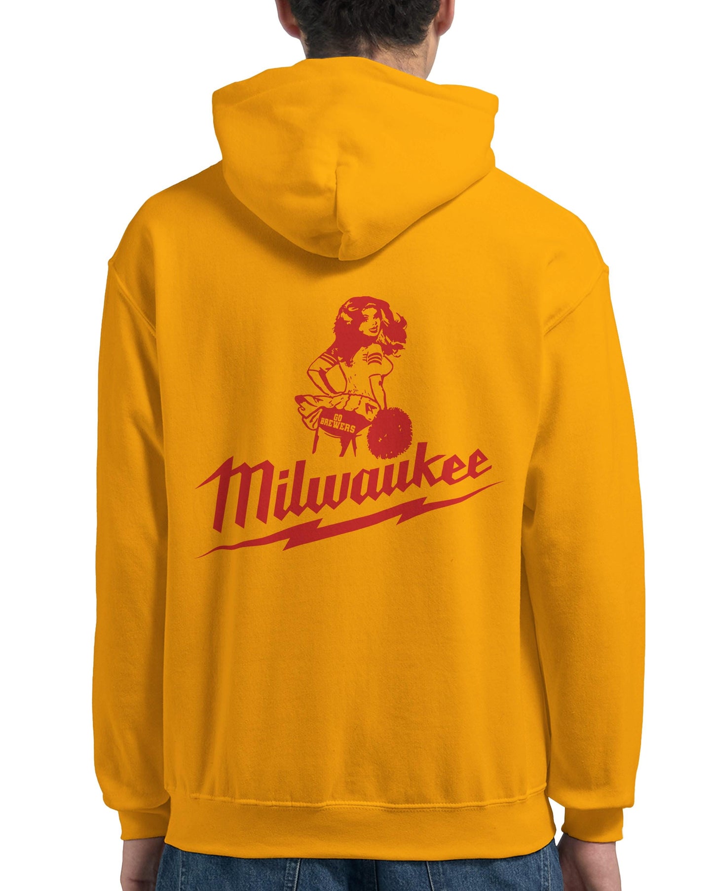 Milwaukee Girl Hoodie, Milwaukee Tools Adult Unisex College Hoodie, Hot Girl Mechanic Sweatshirt, Gift for Mechanics, Garage Work Pullover