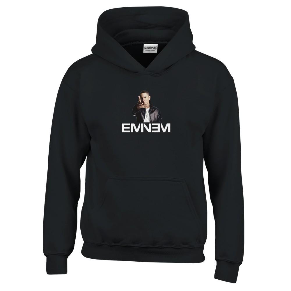Youth Eminem Rap God Unisex Hoodie, Eminem Vintage Inspired Hoodie, Gildan 18500B, Eminem Retro Youth Hoodie, Slim Shady Merch,Birthday Gift