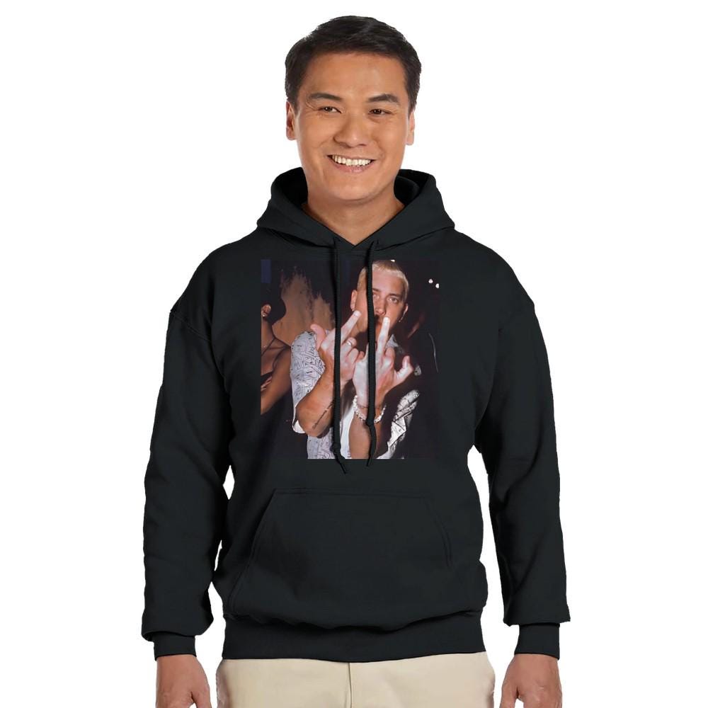 Eminem Rap God Unisex Hoodie Adult, Eminem Vintage Inspired Hoodie, Gildan 18500, Eminem Retro Adult Hoodie, Slim Shady Merch, Birthday Gift