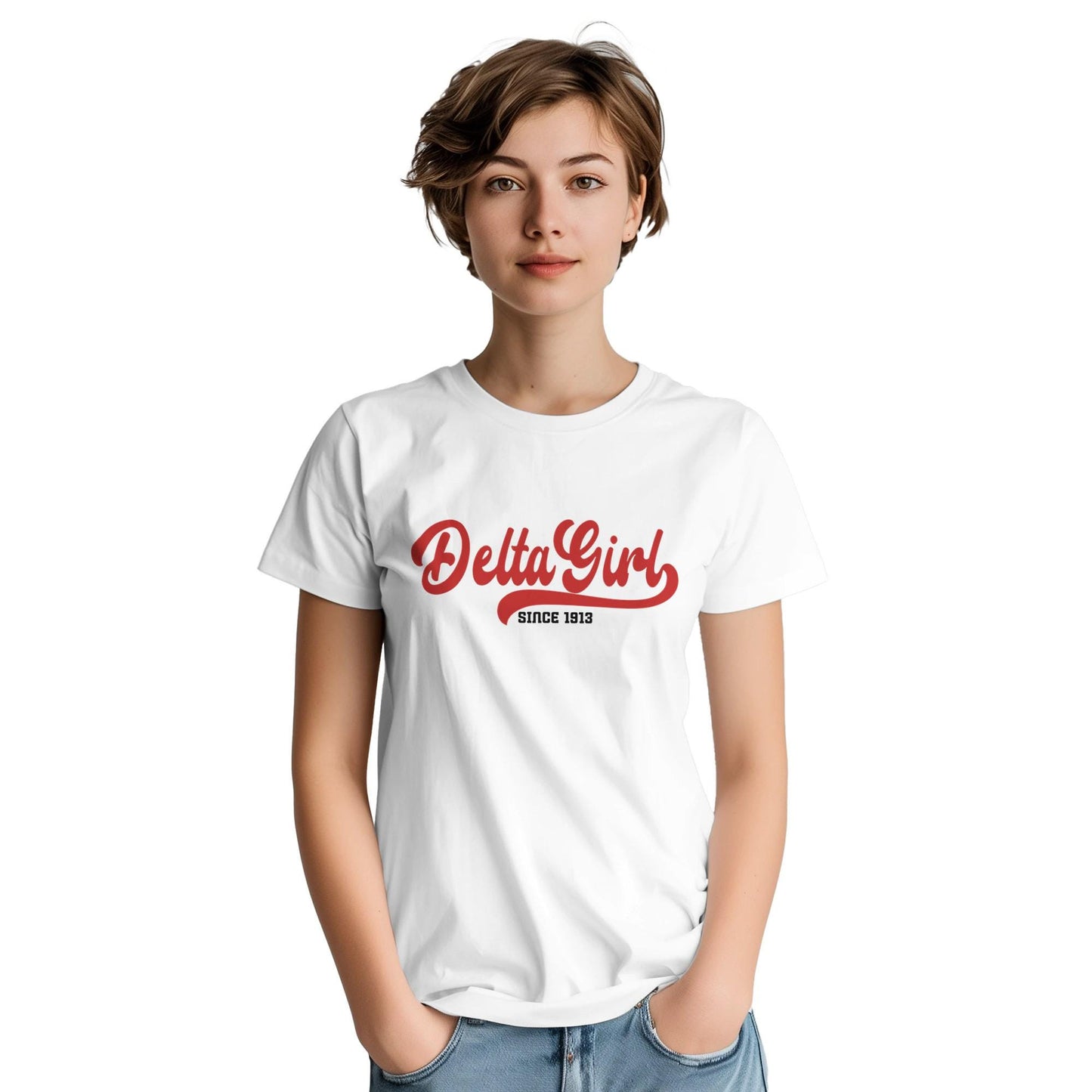 Delta Sorority DST 1913 Sigma Theta Paraphernalia Delta Girl T-shirt