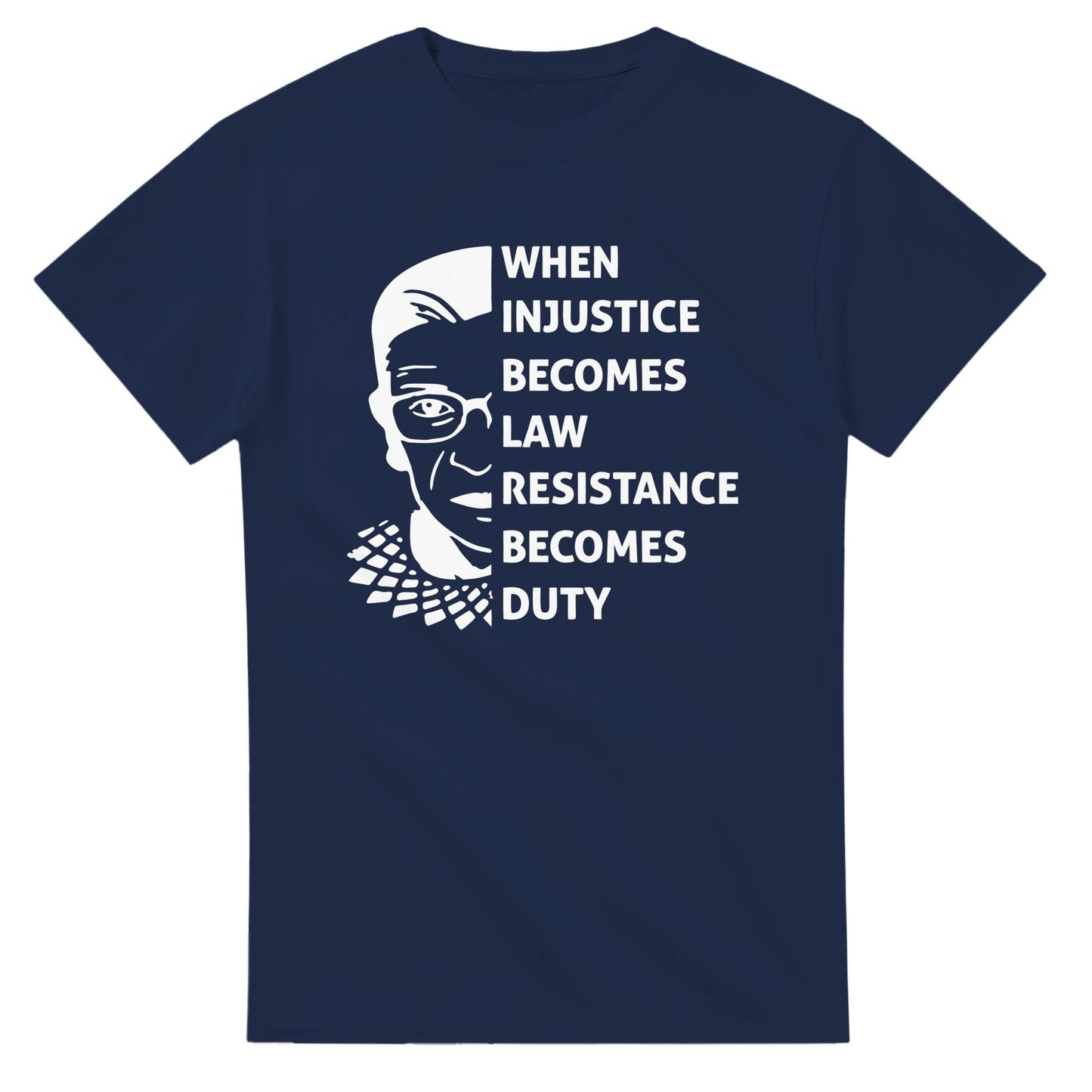 When Injustice Becomes Law, Resist, Resistance,Shirt, Notorious RBG Shirt, Political or protest t-shirt, Supreme Court Notorious RBG