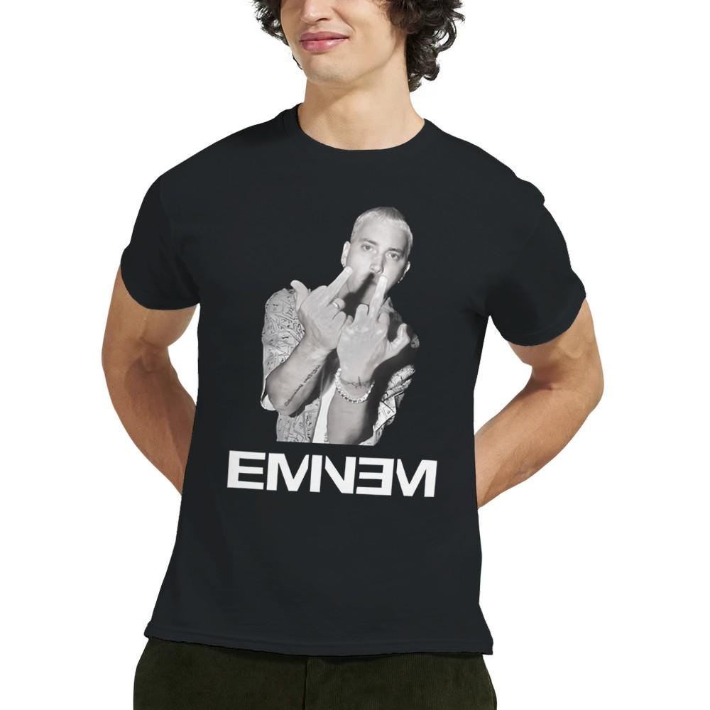 Eminem Middle Finger T-shirt, Eminem Shirt, Real Slim Shady T-Shirt, Gift For Him, Gift For Her
