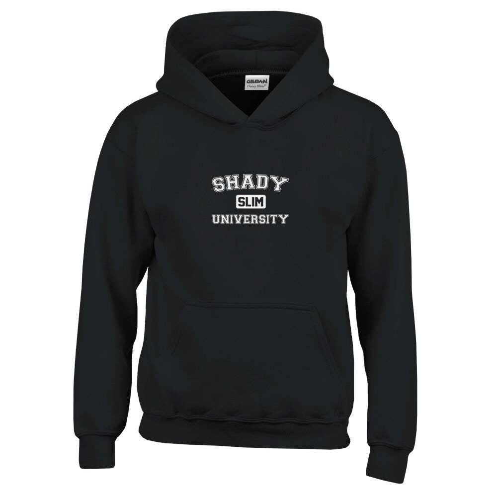 Youth Eminem Rap God Unisex Hoodie, Slim Shady University Hoodie, Gildan 18500B, Eminem Retro Youth Hoodie, Slim Shady Merch, Birthday Gift