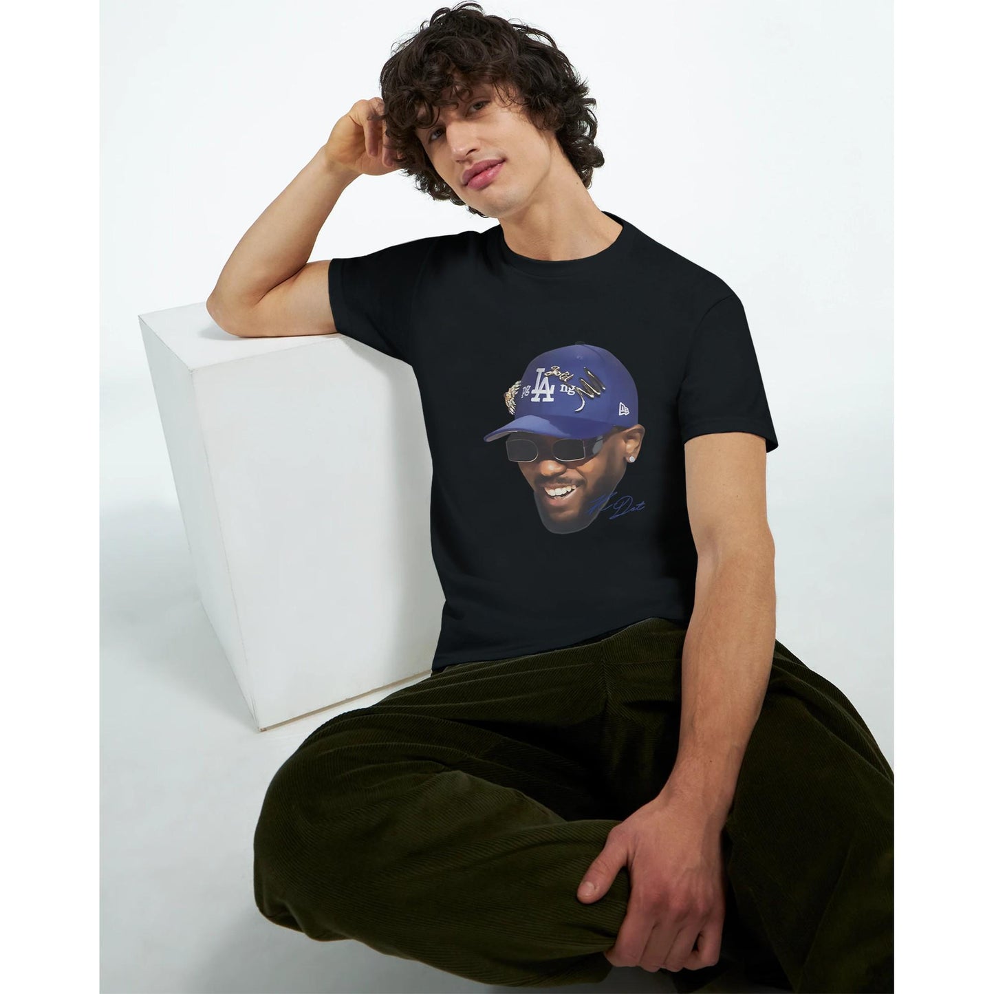 Kendrick Lamar T-shirt Vintage Rap Tee Hip Hop J Cole Drake Concert Tour Merch Y2K Tupac Kanye Playboi Carti Travis Scott Big Face Graphic
