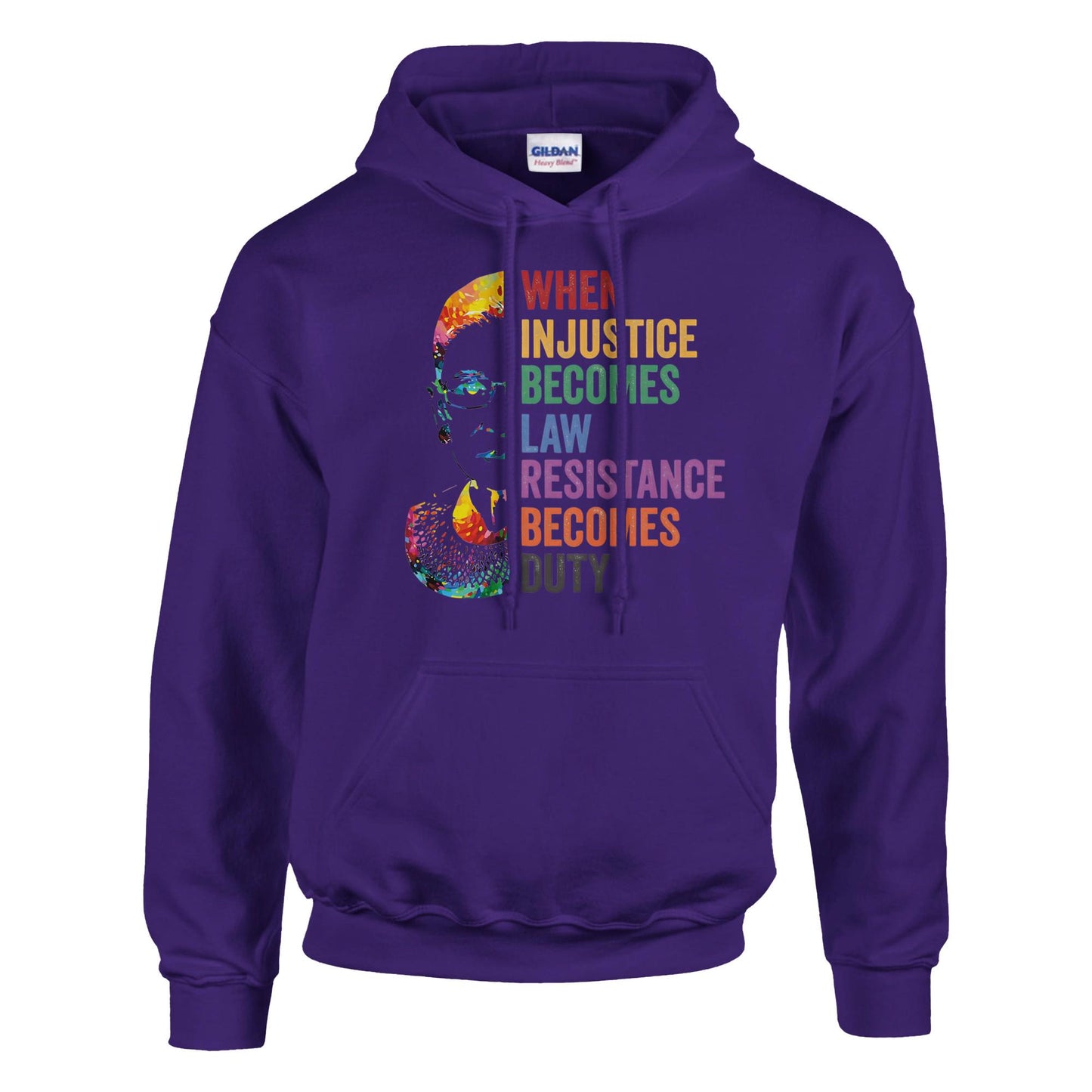 When Injustice Becomes Law, Resist, Resistance, Hoodie, Notorious RBG Shirt, Political or protest Sweatshirt, Supreme Court Notorious RBG