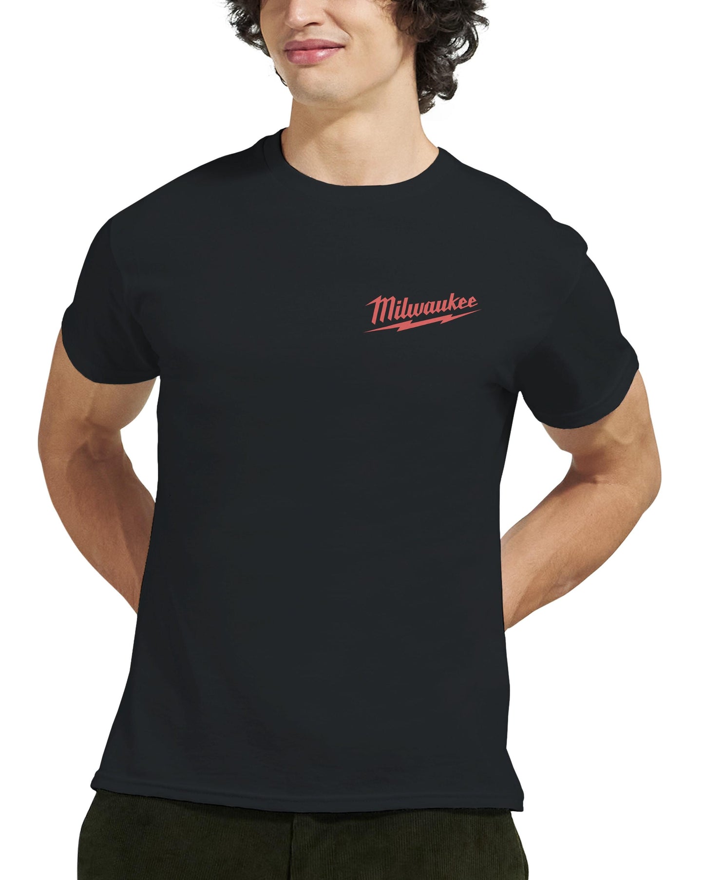 Milwaukee Girl Shirt, Milwaukee Tools Adult Unisex College Tshirt, Hot Girl Mechanic T-shirt, Gift for Mechanics, Garage Work T Shirt