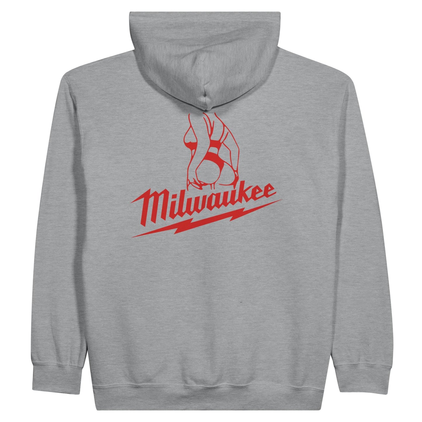 Milwaukee Girl Zip Hoodie, Milwaukee Tools Adult Unisex College Hoodie, Hot Girl Mechanic Sweatshirt, Gift for Mechanics, Garage Work Hoodie