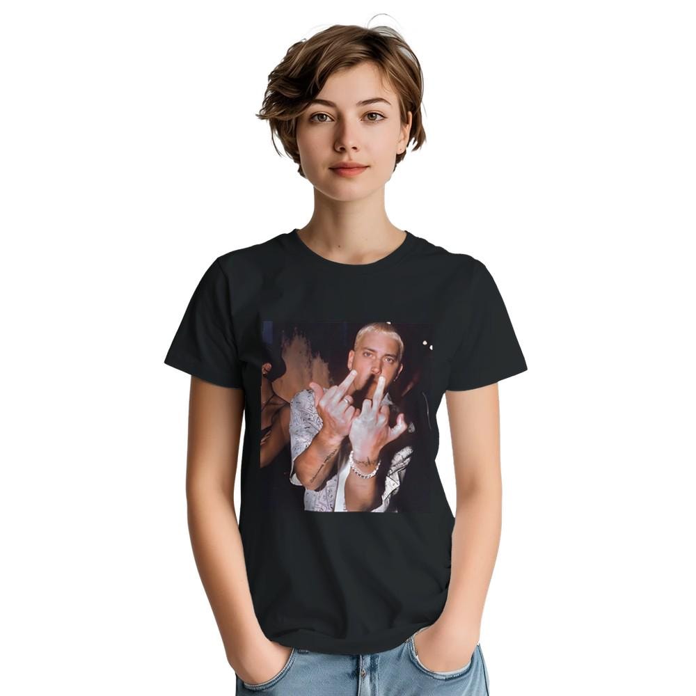 Eminem Middle Finger T-shirt, Eminem Shirt, Real Slim Shady T-Shirt, Gift For Him, Gift For Her