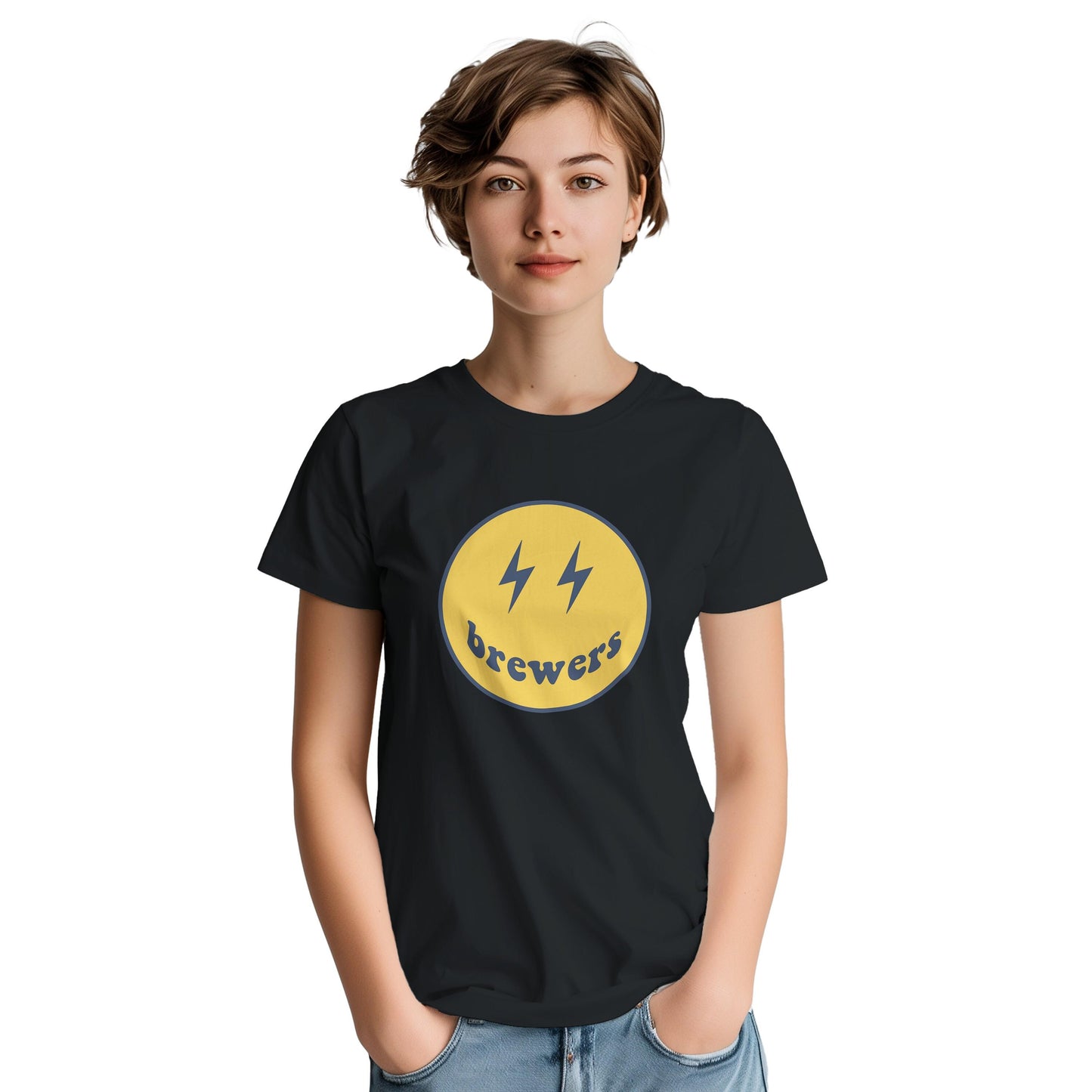 Milwaukee Brewers Womens Shirt, Funny Baseball T-shirt, Fun Gift