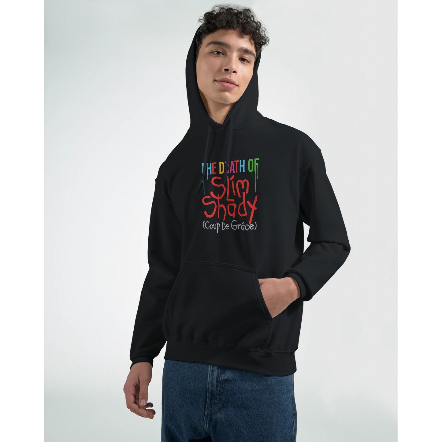 Eminem Rap God Slim Shady Merch Unisex Hoodie Adult, Eminem Vintage Inspired Hoodie, Gildan 18500, Eminem Retro Adult Hoodie,Birthday Gift