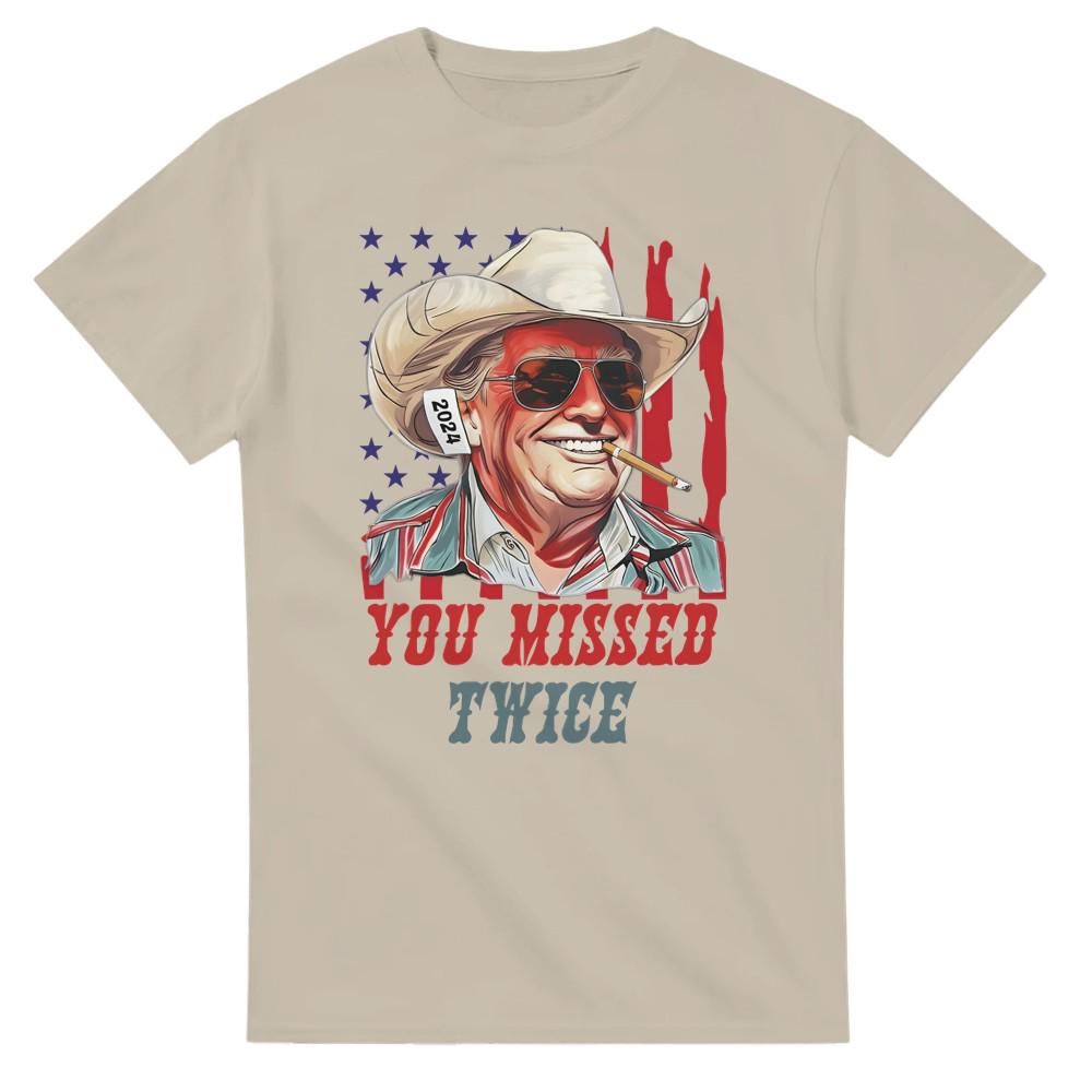 Trump You Missed Shirt, Gildan 5000 Heavyweight High Quality Unisex Crewneck T-shirt