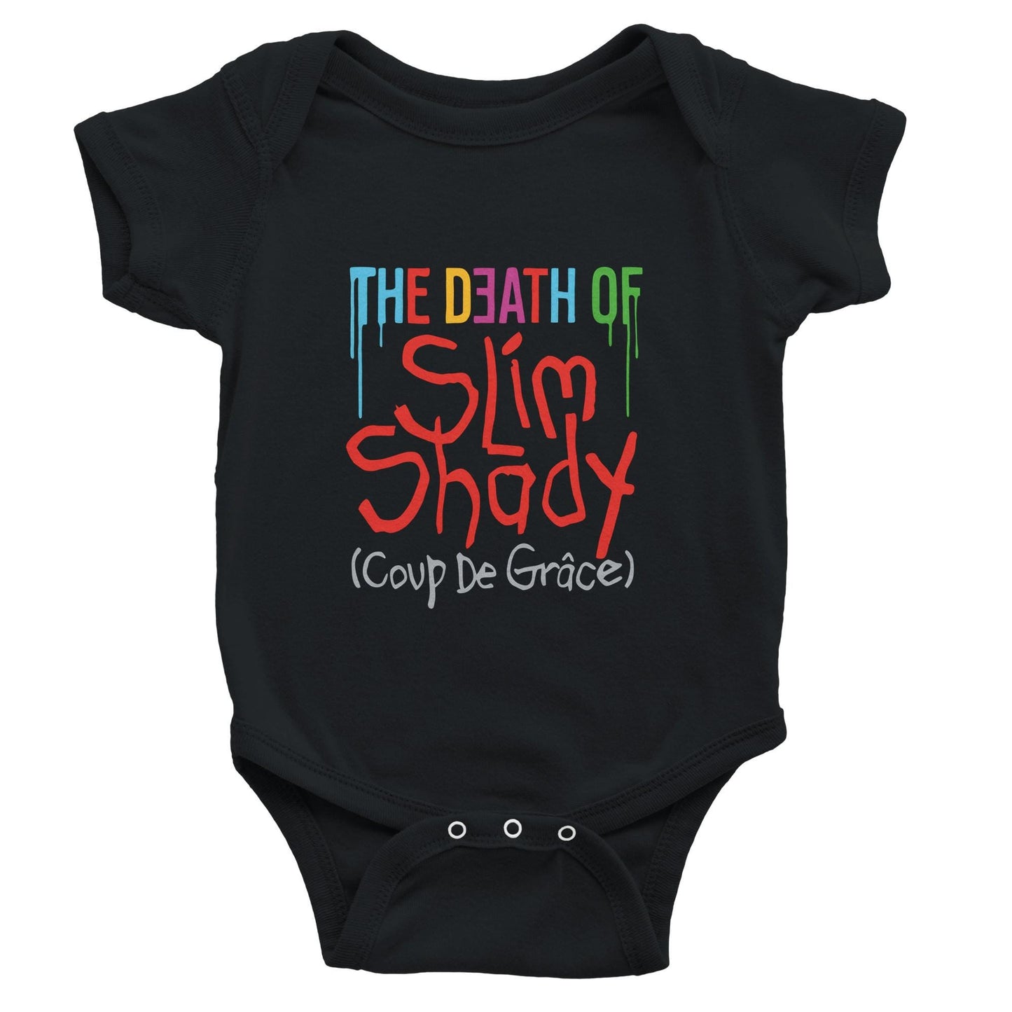 Eminem Onesie Baby Bodysuit, Rap God Baby Short Sleeve Crewneck Bodysuit
