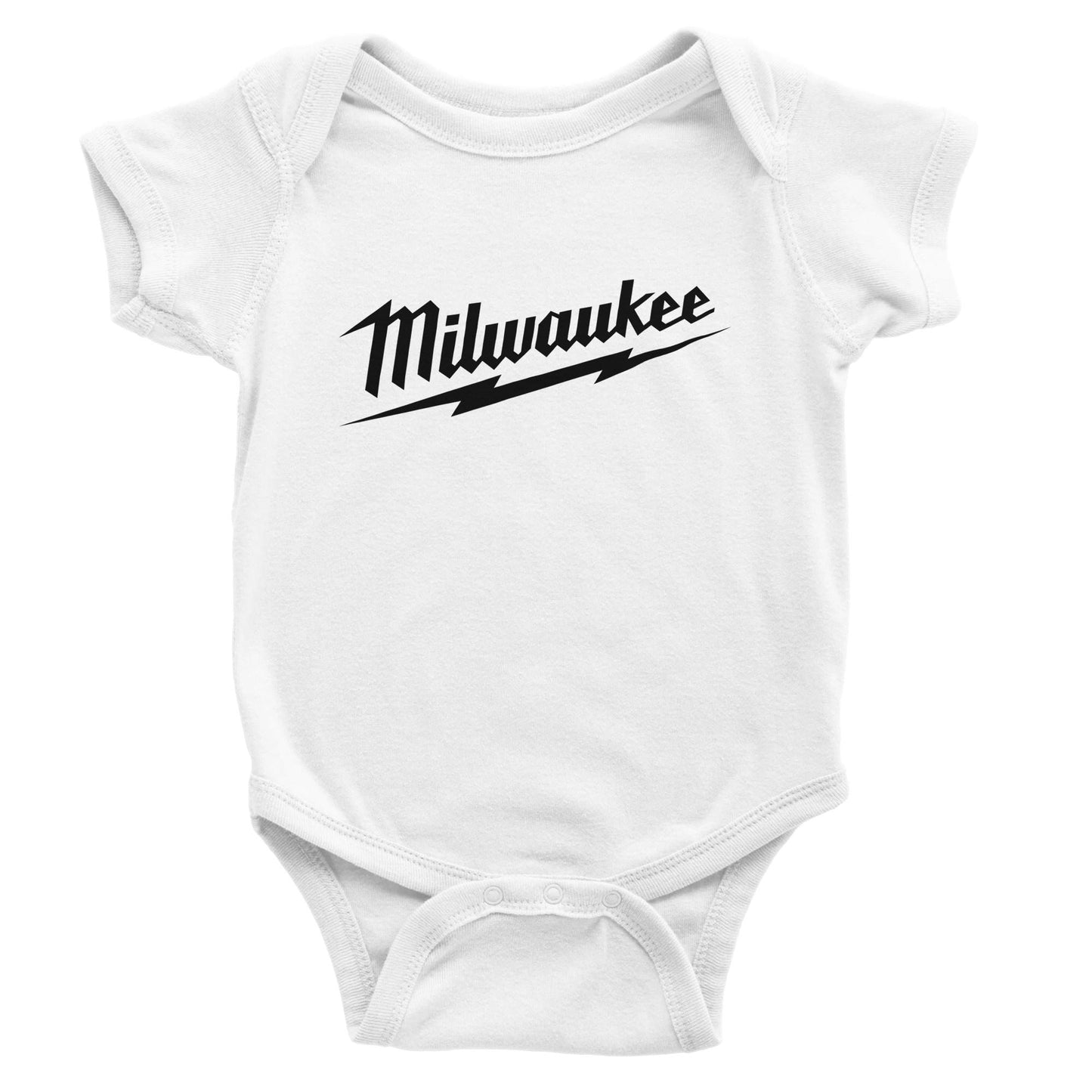 Milwaukee Tool Inspired Baby Onesie, Unique Toddler Birthday Bodysuit Gift, Funny Outfit