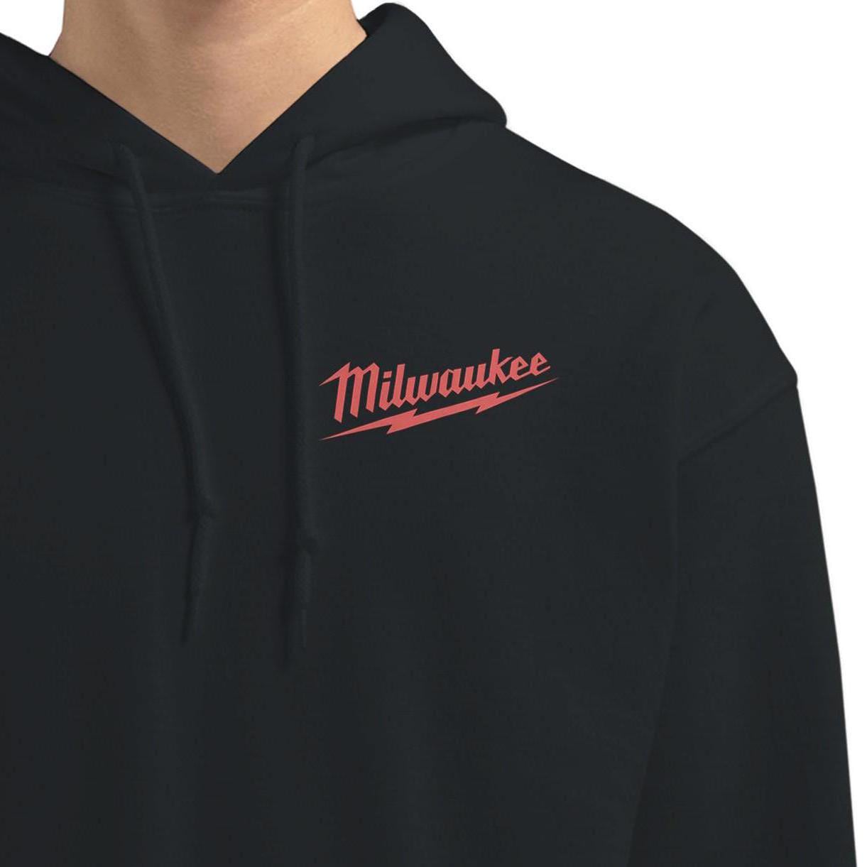 Milwaukee Girl Hoodie, Milwaukee Tools Adult Unisex College Hoodie, Hot Girl Mechanic Sweatshirt, Gift for Mechanics, Garage Work Pullover