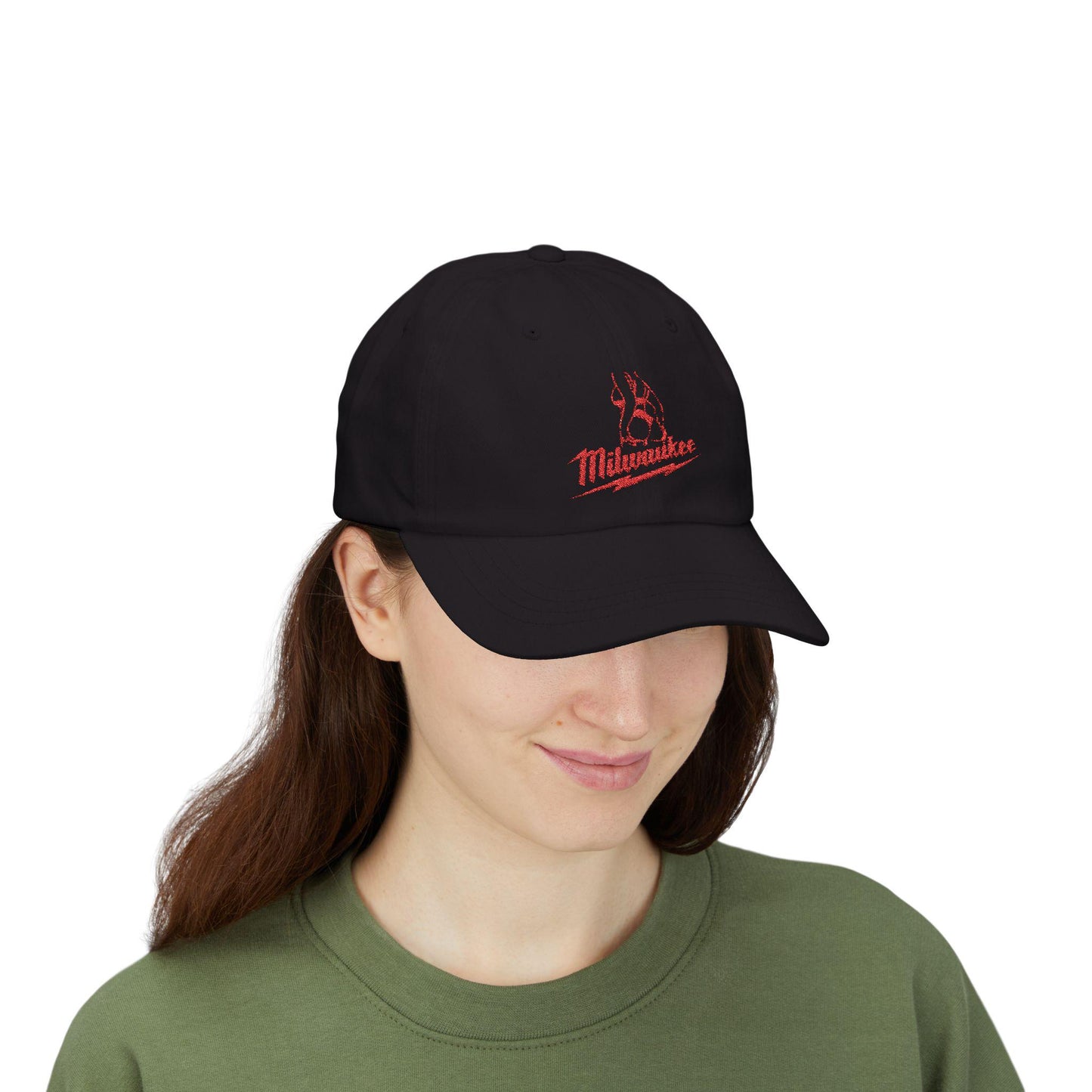 Milwaukee Girl Hat Cap, Milwaukee Tools Cap, Hot Girl Mechanic White Black Colour Cap, Gift for Mechanics, Garage Work