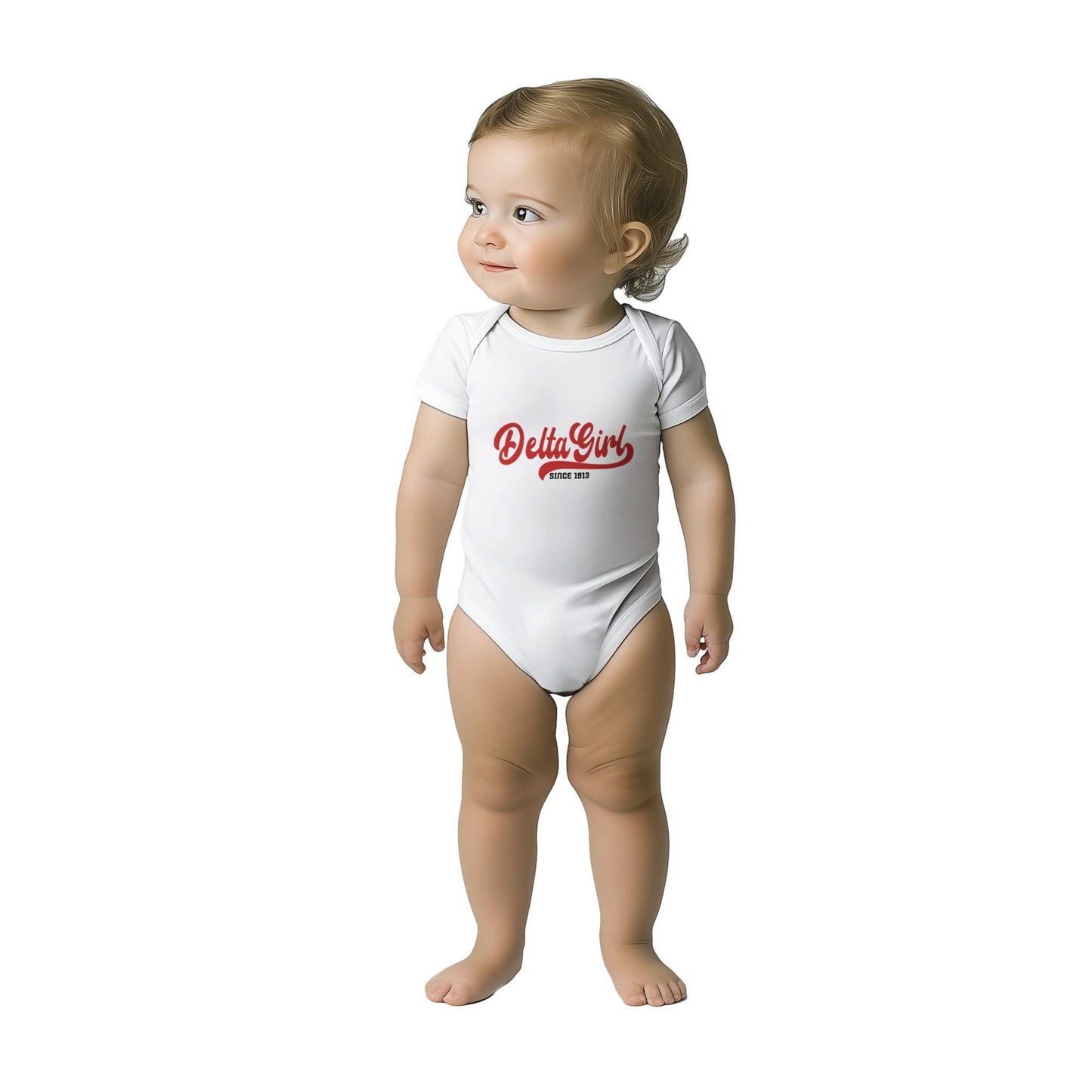 Delta Girl Baby Onesie, Unique Toddler Birthday Bodysuit Gift, Funny Outfit