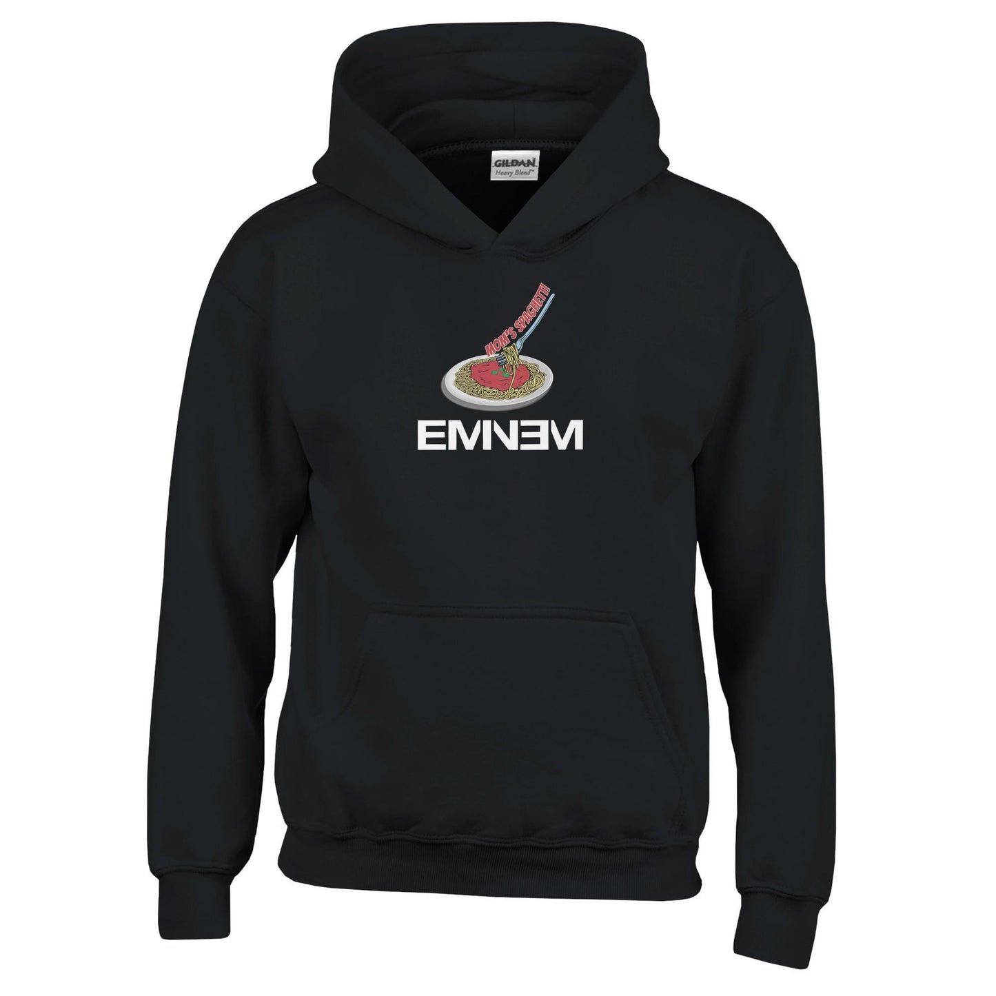 Youth Eminem Mom's Spaghetti Rap God Unisex Hoodie, Eminem Vintage Inspired Hoodie, Gildan 18500B, Eminem Retro Youth Hoodie, Slim Shady