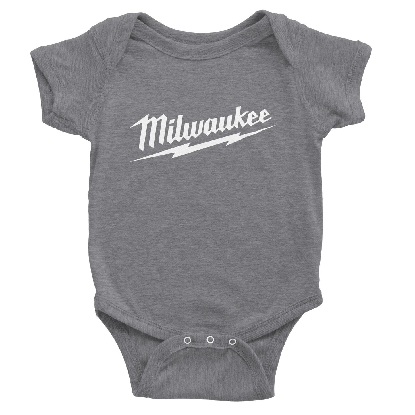 Milwaukee Tool Inspired Baby Onesie, Unique Toddler Birthday Bodysuit Gift, Funny Outfit