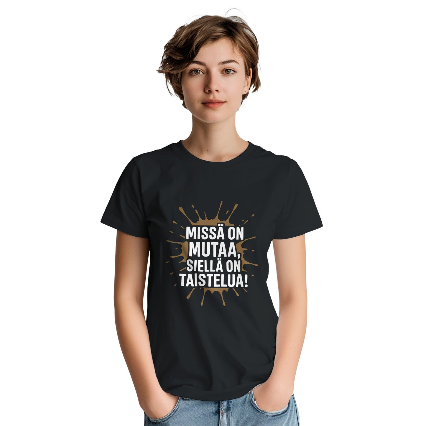 Swamp Football T-Shirt | Suopotkupallo Paita | Mud Soccer Shirt Finland | Funny Finnish Sports Tee