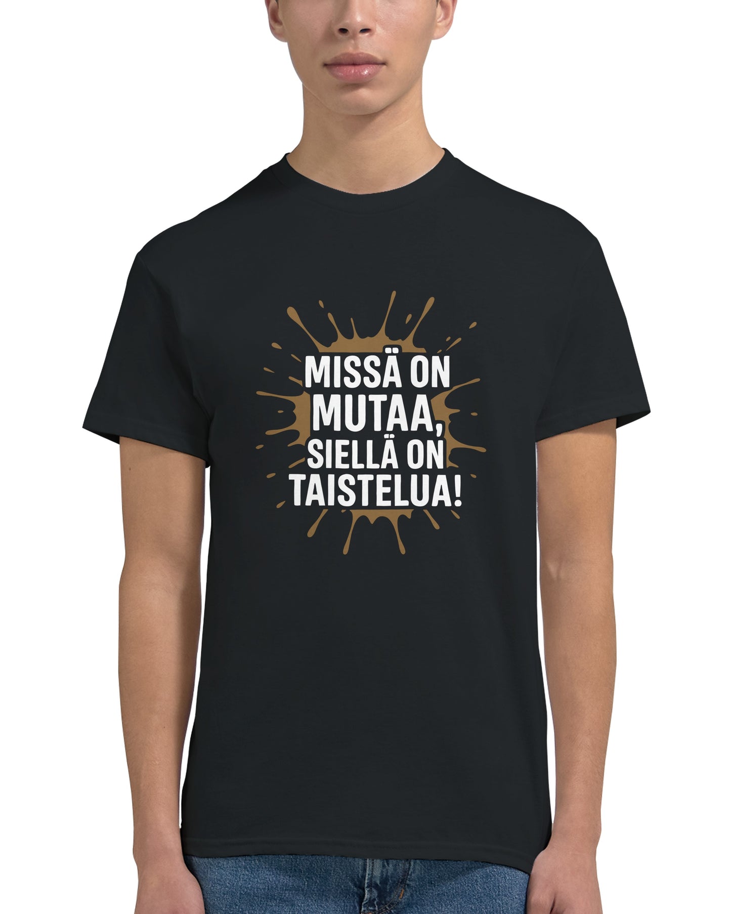 Swamp Football T-Shirt | Suopotkupallo Paita | Mud Soccer Shirt Finland | Funny Finnish Sports Tee