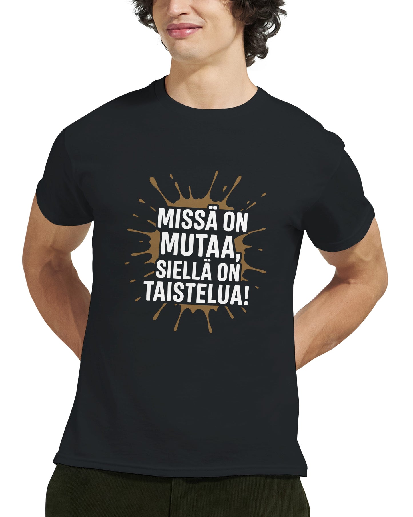 Swamp Football T-Shirt | Suopotkupallo Paita | Mud Soccer Shirt Finland | Funny Finnish Sports Tee