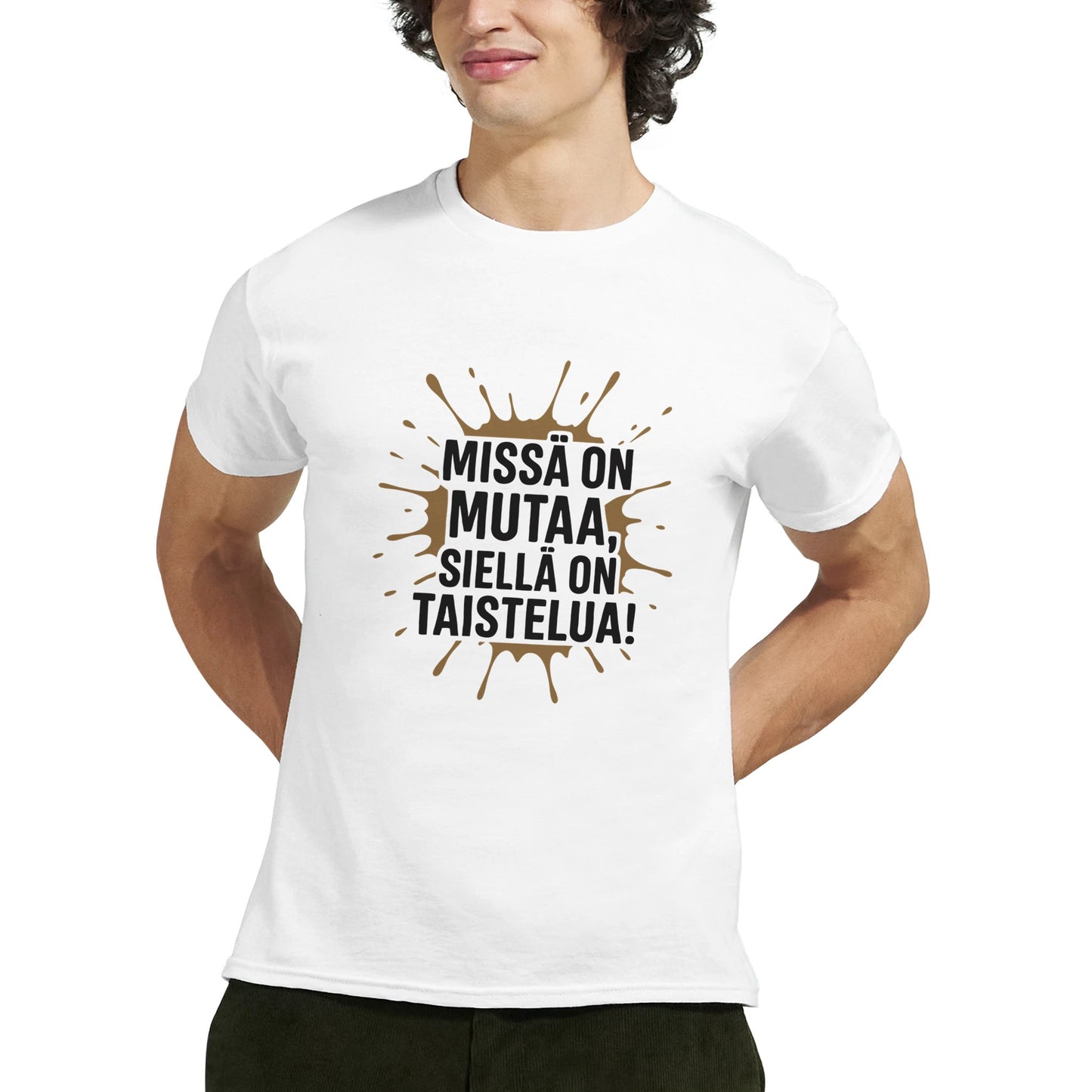 Swamp Football T-Shirt | Suopotkupallo Paita | Mud Soccer Shirt Finland | Funny Finnish Sports Tee