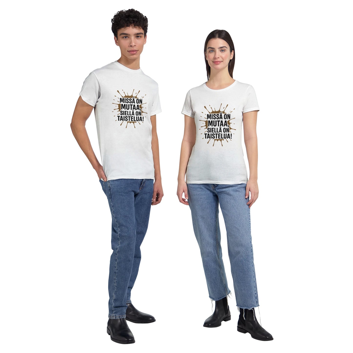 Swamp Football T-Shirt | Suopotkupallo Paita | Mud Soccer Shirt Finland | Funny Finnish Sports Tee