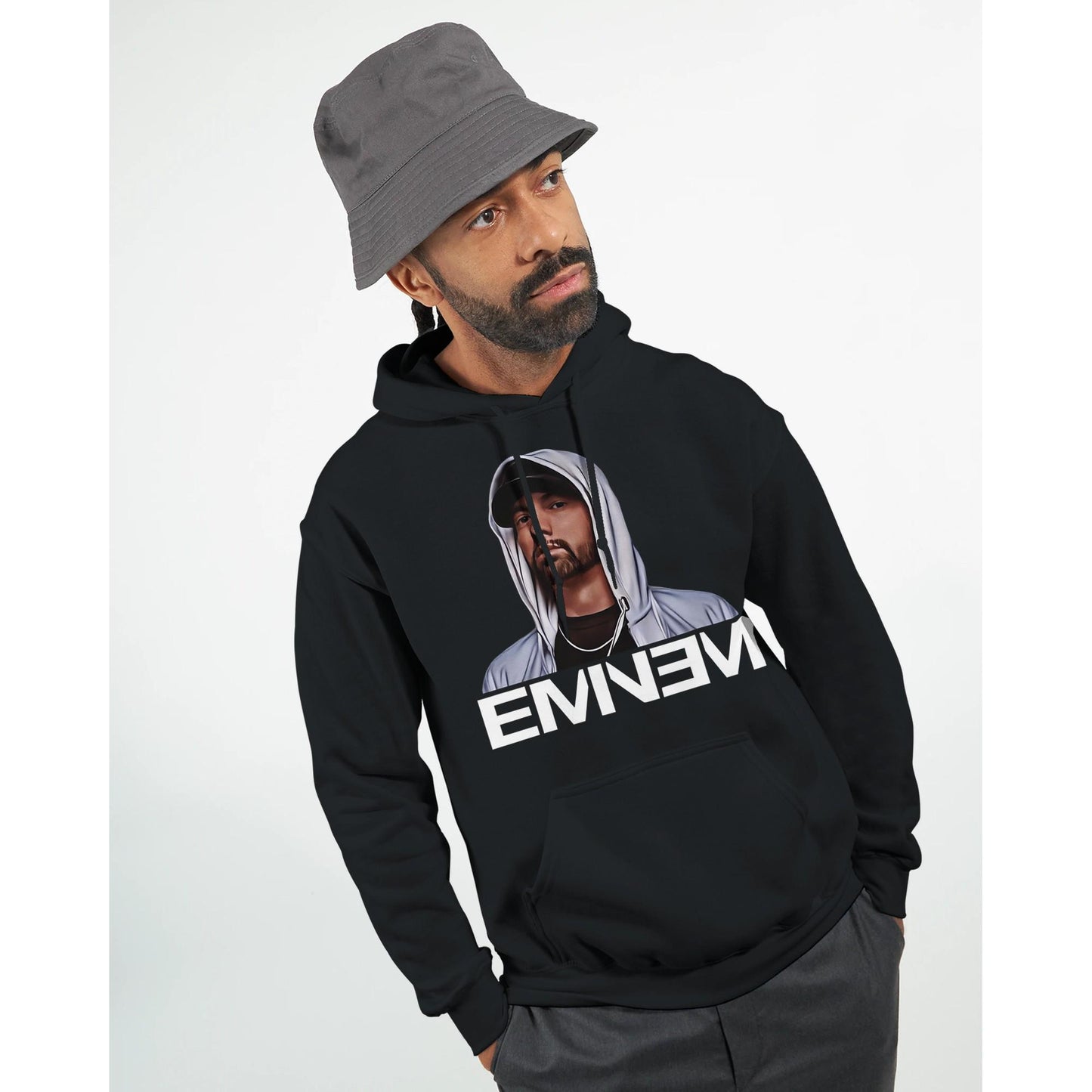 Eminem Hoodie Rap God Unisex Gildan 18500, Eminem Vintage Inspired Hoodie, Eminem Retro Adult Hoodie, Slim Shady Merch,Birthday Gift