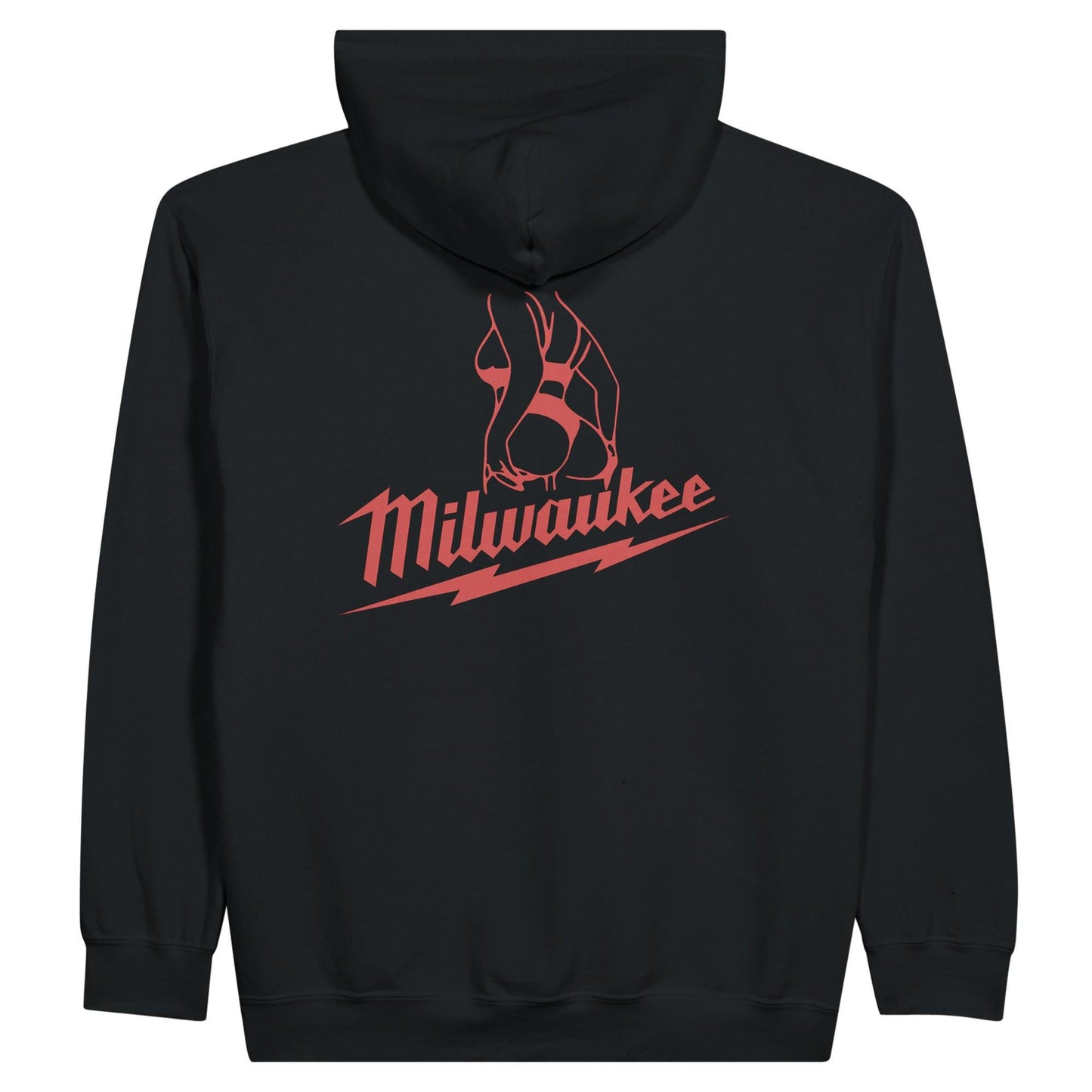 Milwaukee Girl Zip Hoodie, Milwaukee Tools Adult Unisex College Hoodie, Hot Girl Mechanic Sweatshirt, Gift for Mechanics, Garage Work Hoodie